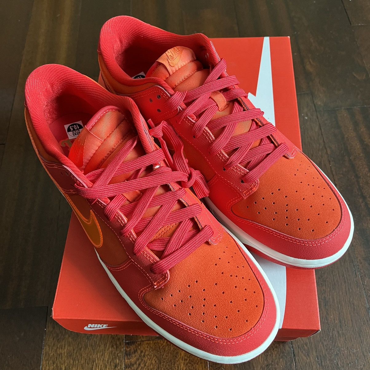 Nike Nike Dunk Low ATL Atlanta University Red/ Bright Crimson Size US 10.5 / EU 43-44 - 2 Thumbnail