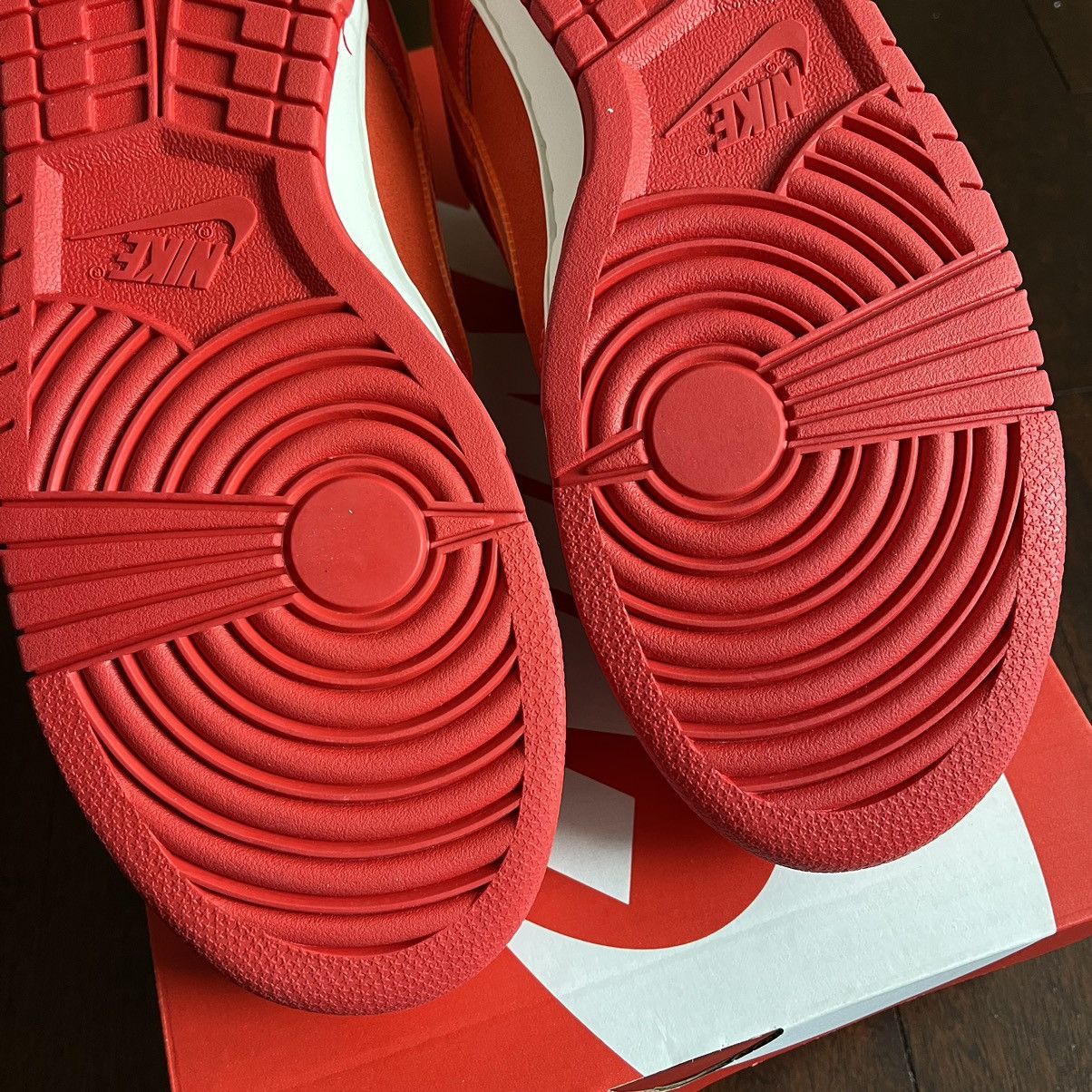 Nike Nike Dunk Low ATL Atlanta University Red/ Bright Crimson Size US 10.5 / EU 43-44 - 12 Thumbnail