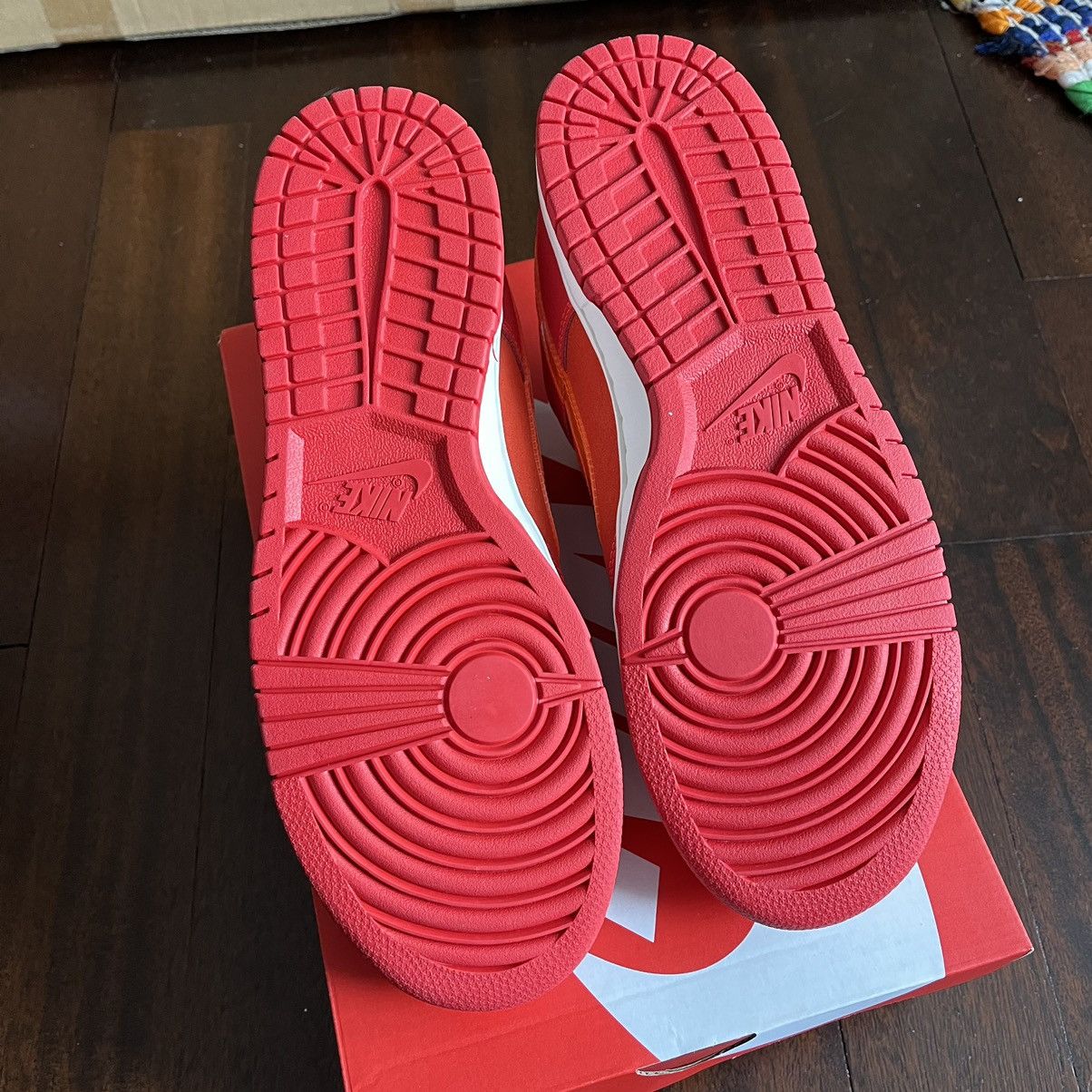 Nike Nike Dunk Low ATL Atlanta University Red/ Bright Crimson Size US 10.5 / EU 43-44 - 11 Thumbnail
