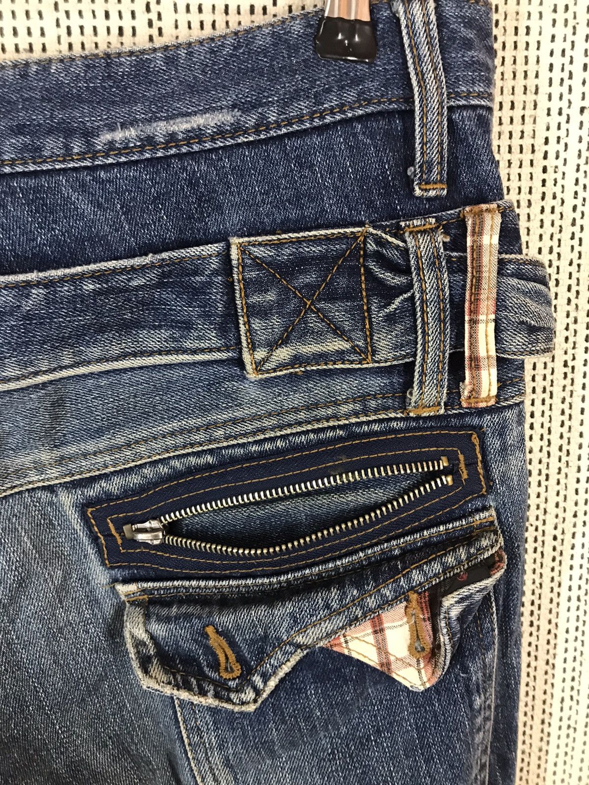 Japanese Brand ‼️VTG WILD KHAKIS DOUBLE WAIST DENIM MULTIZIPPER‼️ Size US 34 / EU 50 - 7 Thumbnail