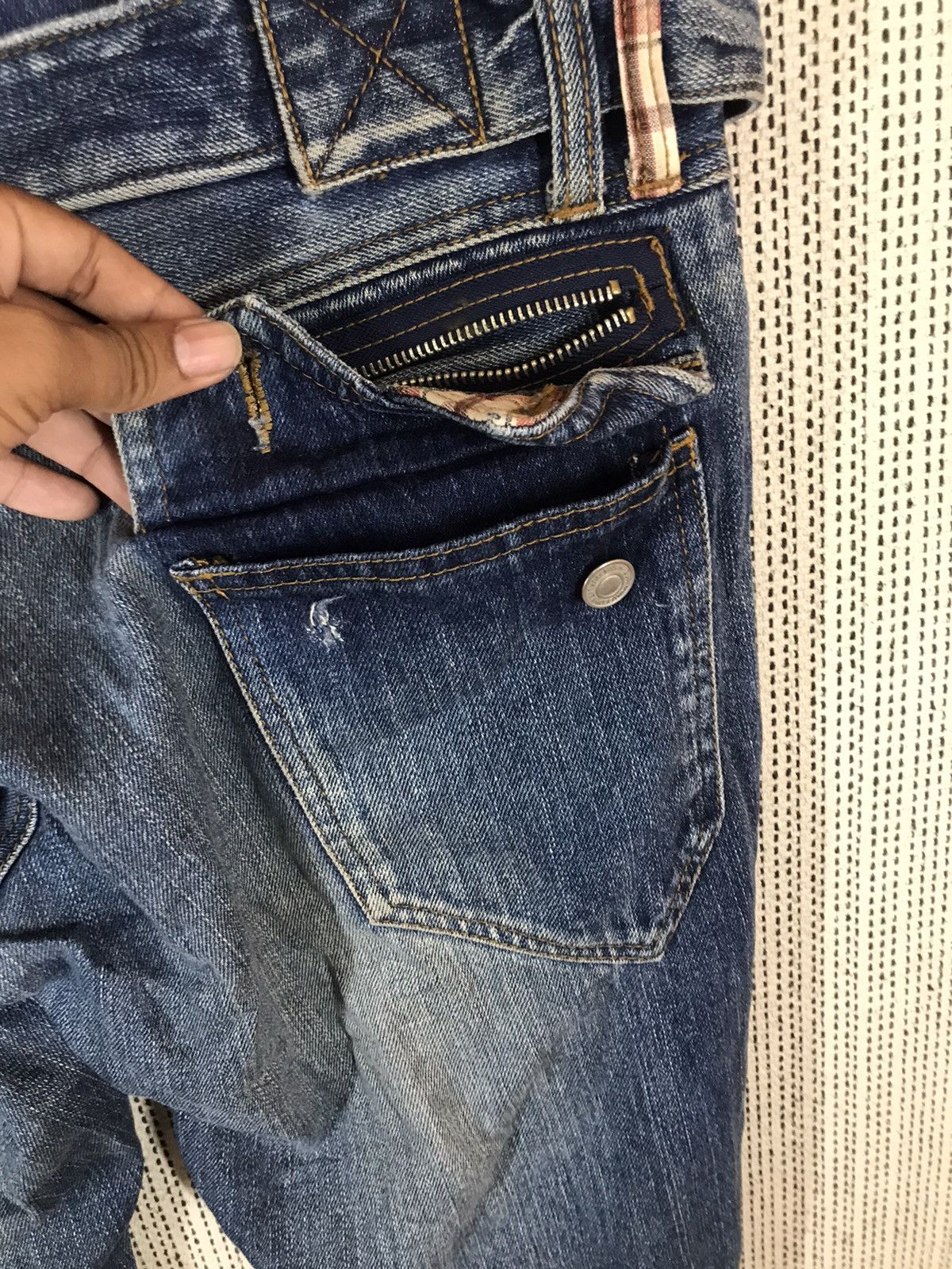 Japanese Brand ‼️VTG WILD KHAKIS DOUBLE WAIST DENIM MULTIZIPPER‼️ Size US 34 / EU 50 - 6 Thumbnail