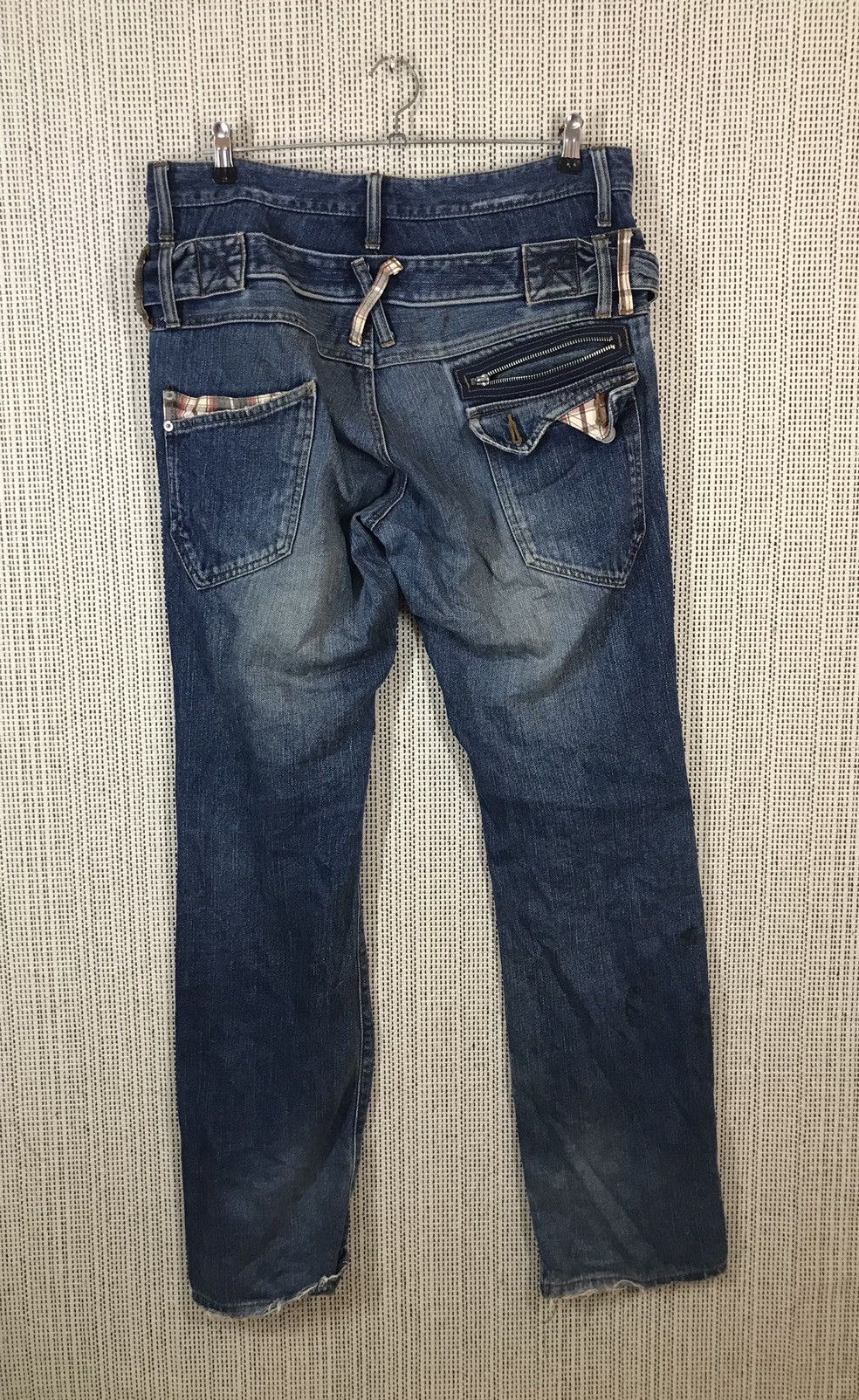 Japanese Brand ‼️VTG WILD KHAKIS DOUBLE WAIST DENIM MULTIZIPPER‼️ Size US 34 / EU 50 - 2 Thumbnail