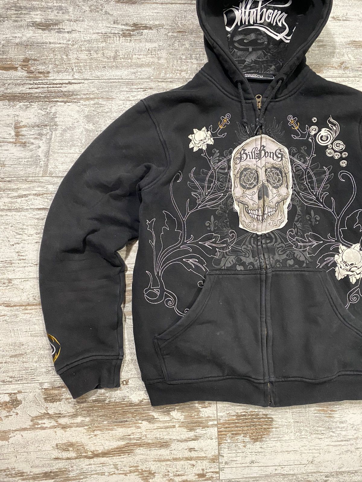 Billabong × Vintage VINTAGE BILLABONG ZIP HOODIE Y2K SKATE 00s Size US M / EU 48-50 / 2 - 2 Thumbnail