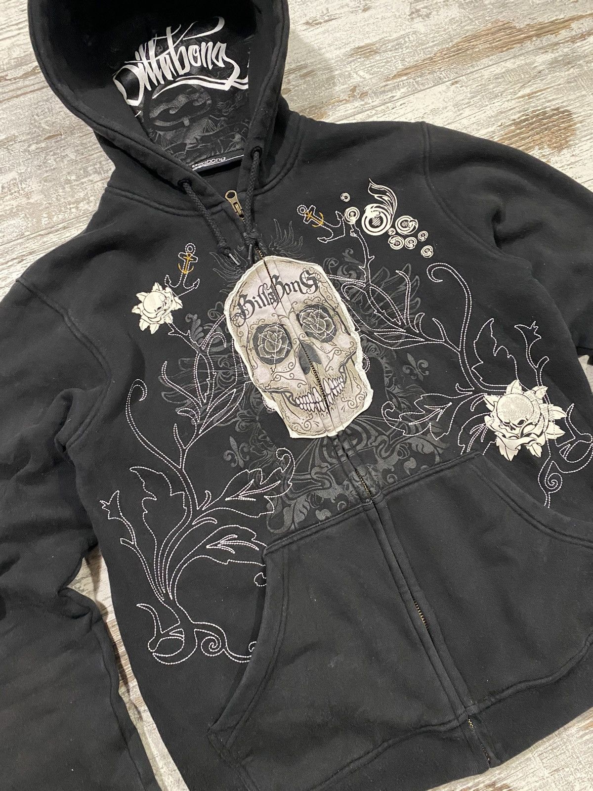 Billabong × Vintage VINTAGE BILLABONG ZIP HOODIE Y2K SKATE 00s Size US M / EU 48-50 / 2 - 5 Thumbnail