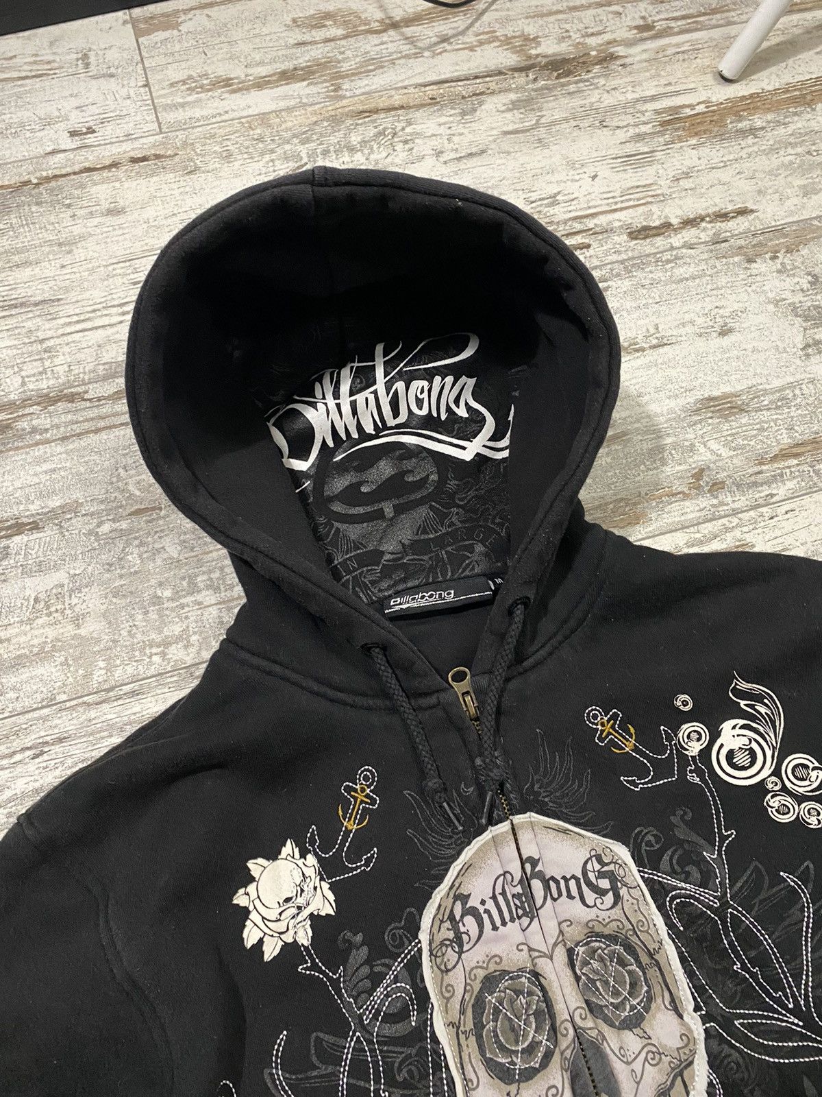 Billabong × Vintage VINTAGE BILLABONG ZIP HOODIE Y2K SKATE 00s Size US M / EU 48-50 / 2 - 7 Thumbnail
