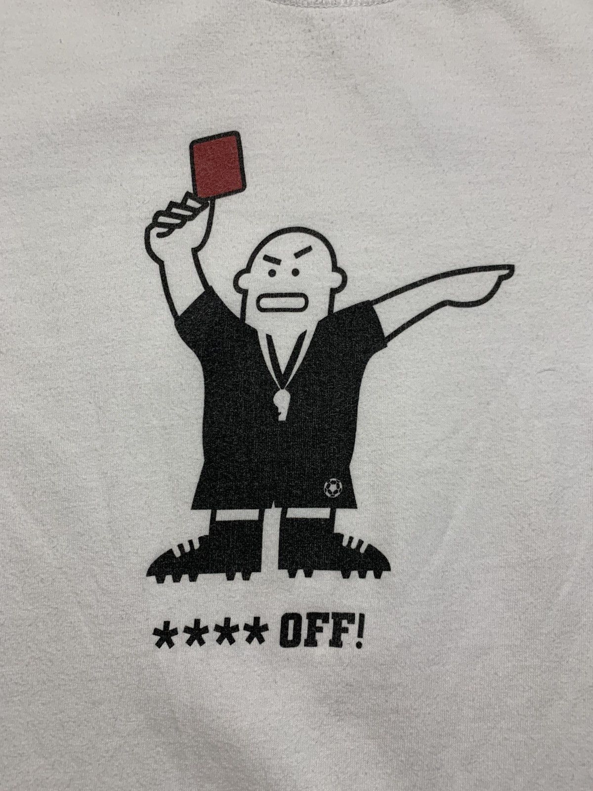 Vintage Humor Fuck Off Referee Soccer T-Shirt Size US M / EU 48-50 / 2 - 3 Thumbnail