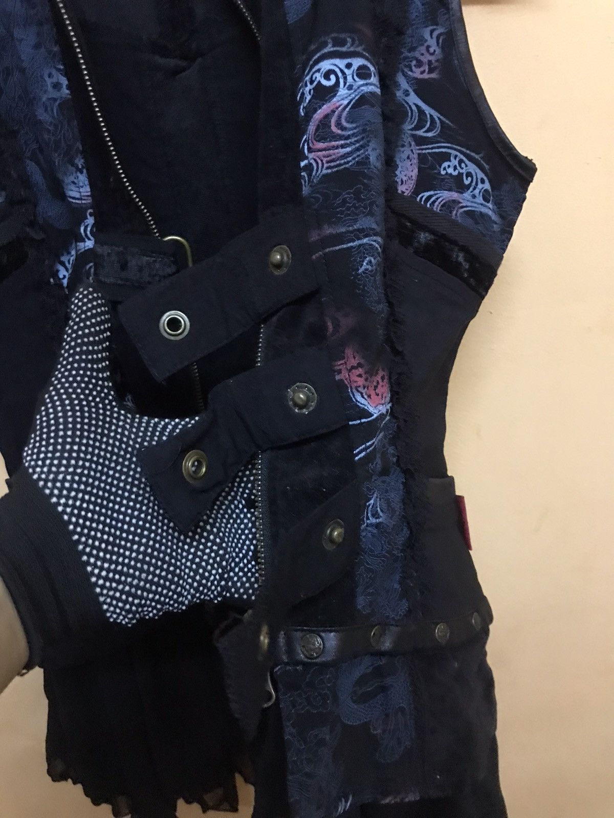 If Six Was Nine × Japanese Brand × Seditionaries ‼️DRESS SLEEVELESS GOTIX PUNK NICE DESIGN‼️ Size XS / US 0-2 / IT 36-38 - 6 Thumbnail