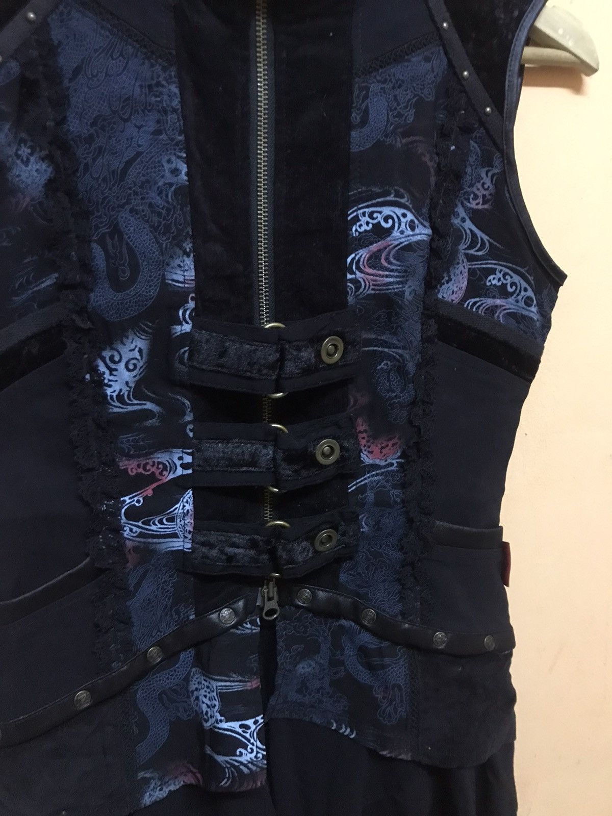 If Six Was Nine × Japanese Brand × Seditionaries ‼️DRESS SLEEVELESS GOTIX PUNK NICE DESIGN‼️ Size XS / US 0-2 / IT 36-38 - 3 Thumbnail