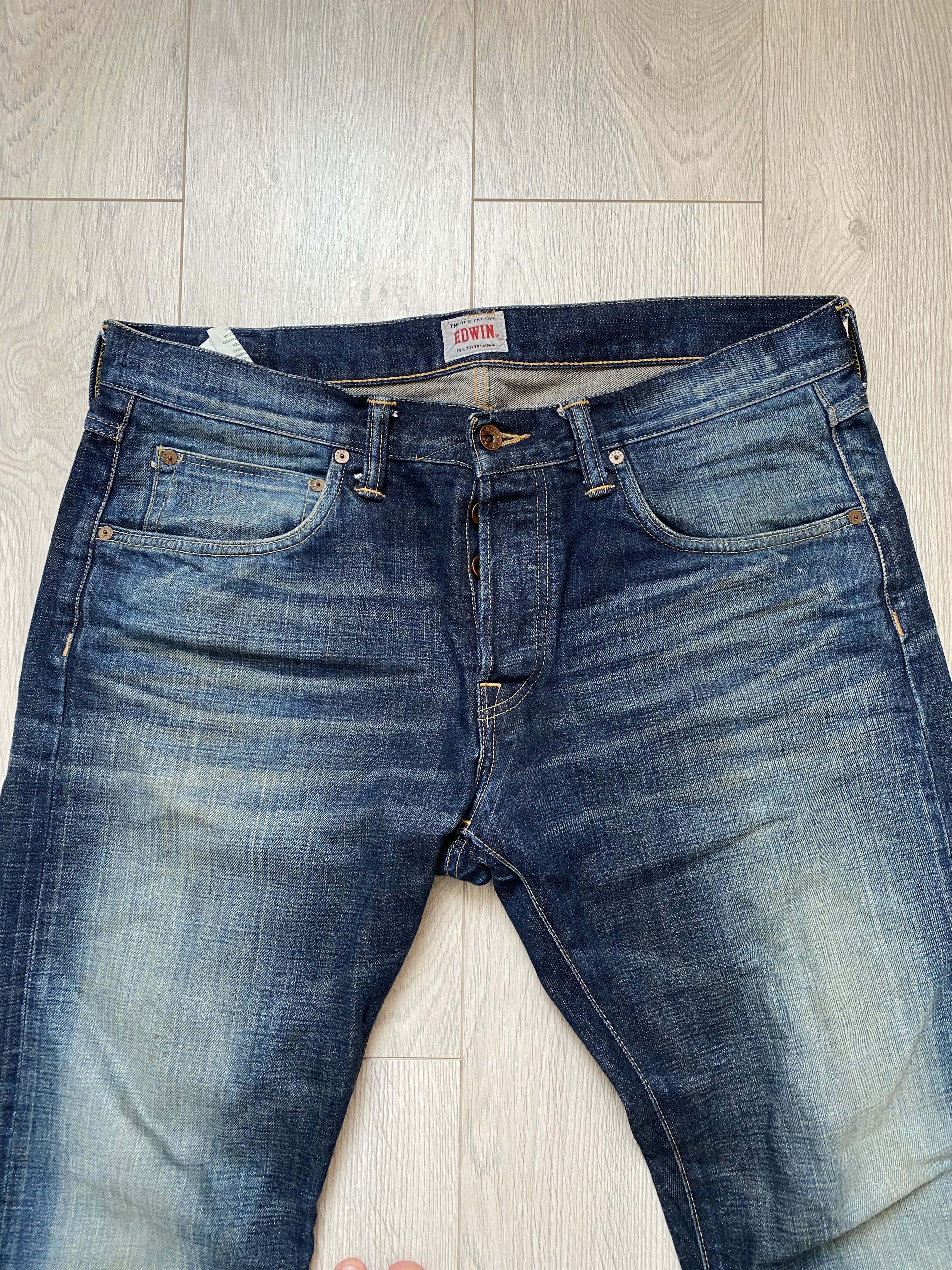 Edwin Edwin Jeand Ed 55 Selvedge Japanese Denim Size US 36 / EU 52 - 7 Thumbnail