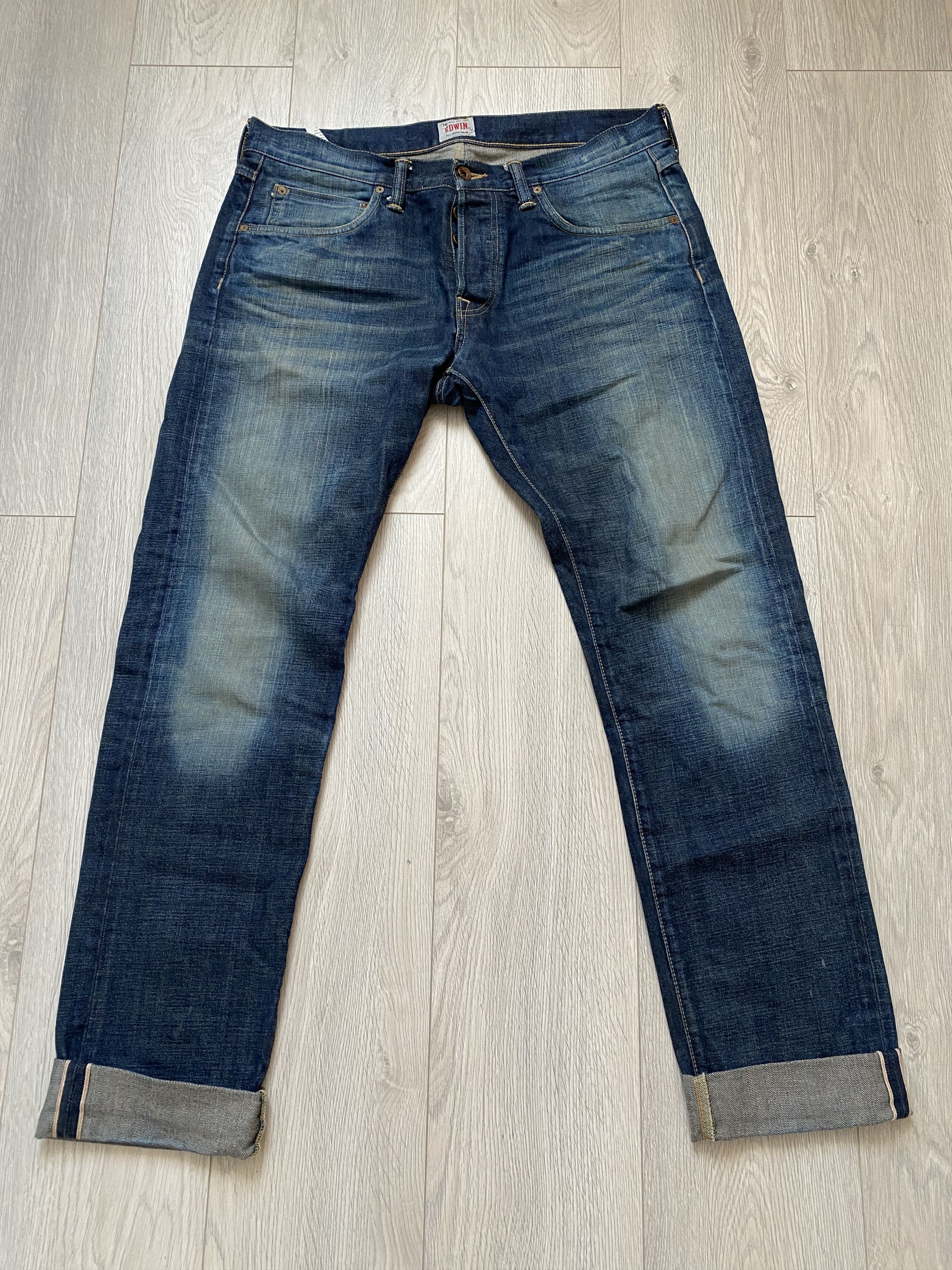 Edwin Edwin Jeand Ed 55 Selvedge Japanese Denim Size US 36 / EU 52 - 2 Thumbnail