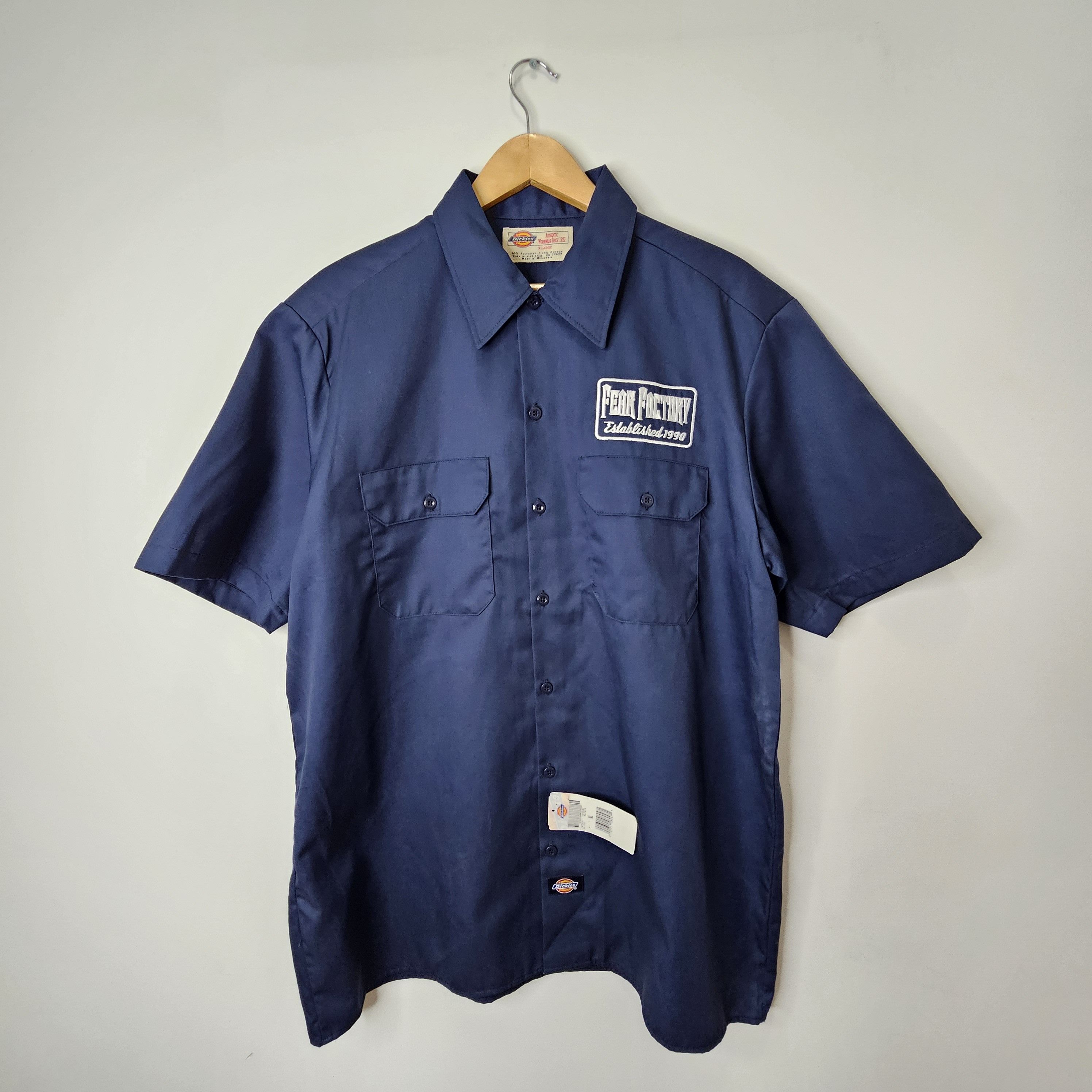 Vintage Fear Factory vintage Dickies button up deadstock work