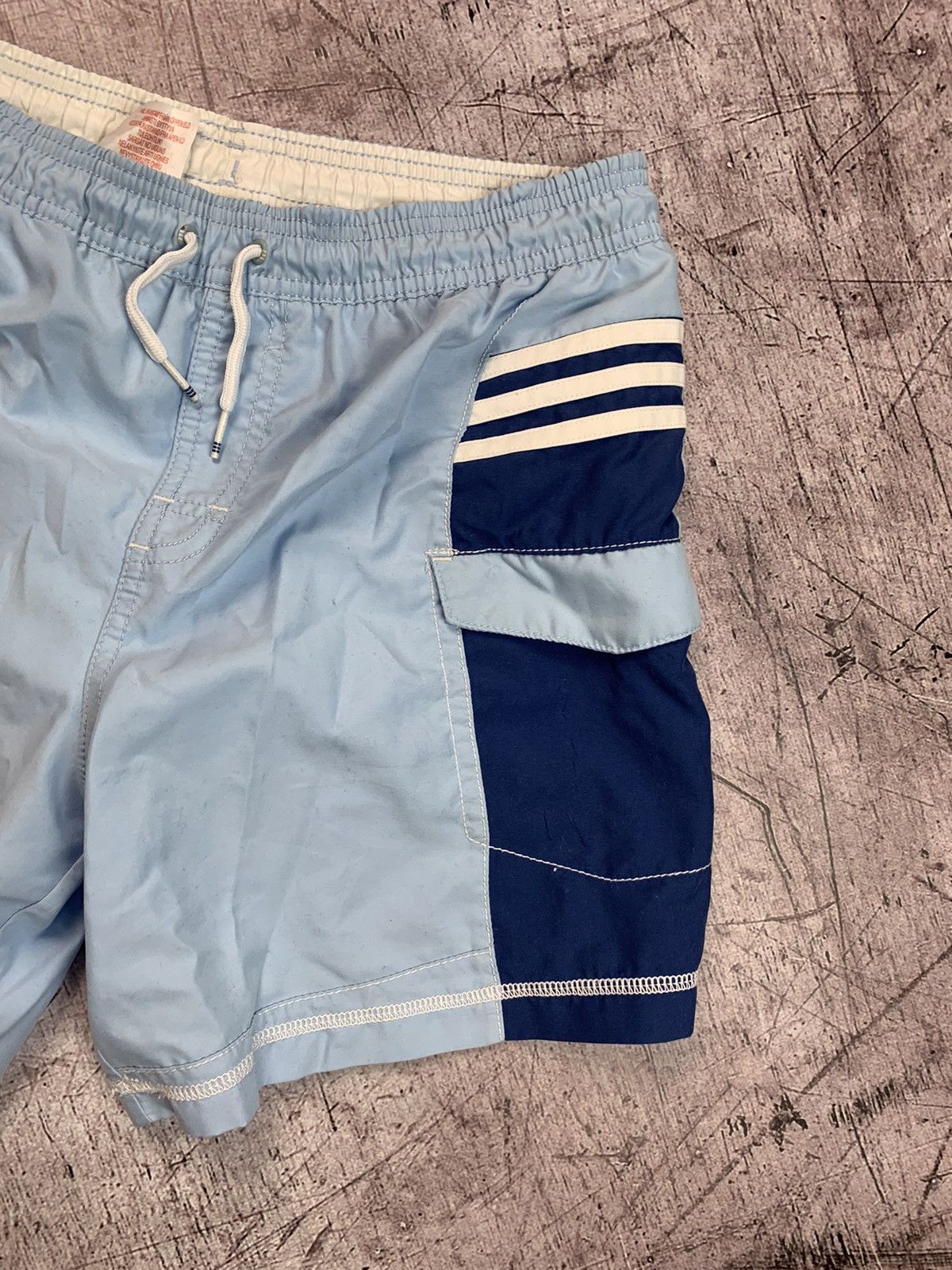 Adidas × Vintage Adidas Vintage Mens Nylon Shorts Size US 34 / EU 50 - 4 Thumbnail