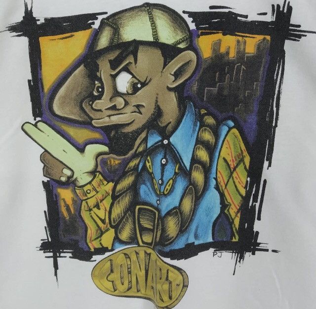 Rap Tees Vintage Very Rare Conart Gangsta Hip Hop 90s T-shirt Size US M / EU 48-50 / 2 - 3 Thumbnail
