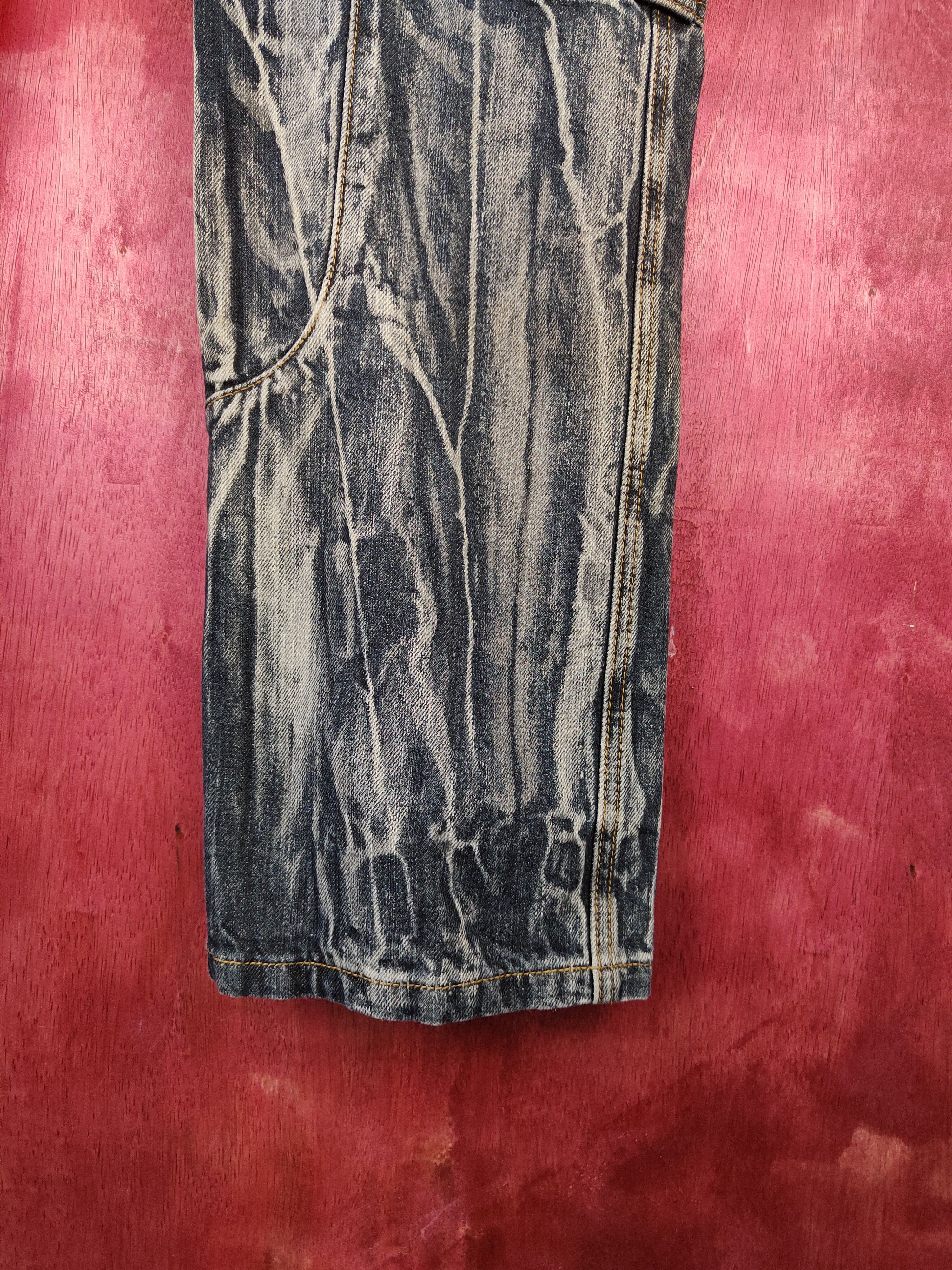 If Six Was Nine Ashton Black faded punk like lgb if6was9 Cargo pants #S660DL Size US 34 / EU 50 - 8 Thumbnail