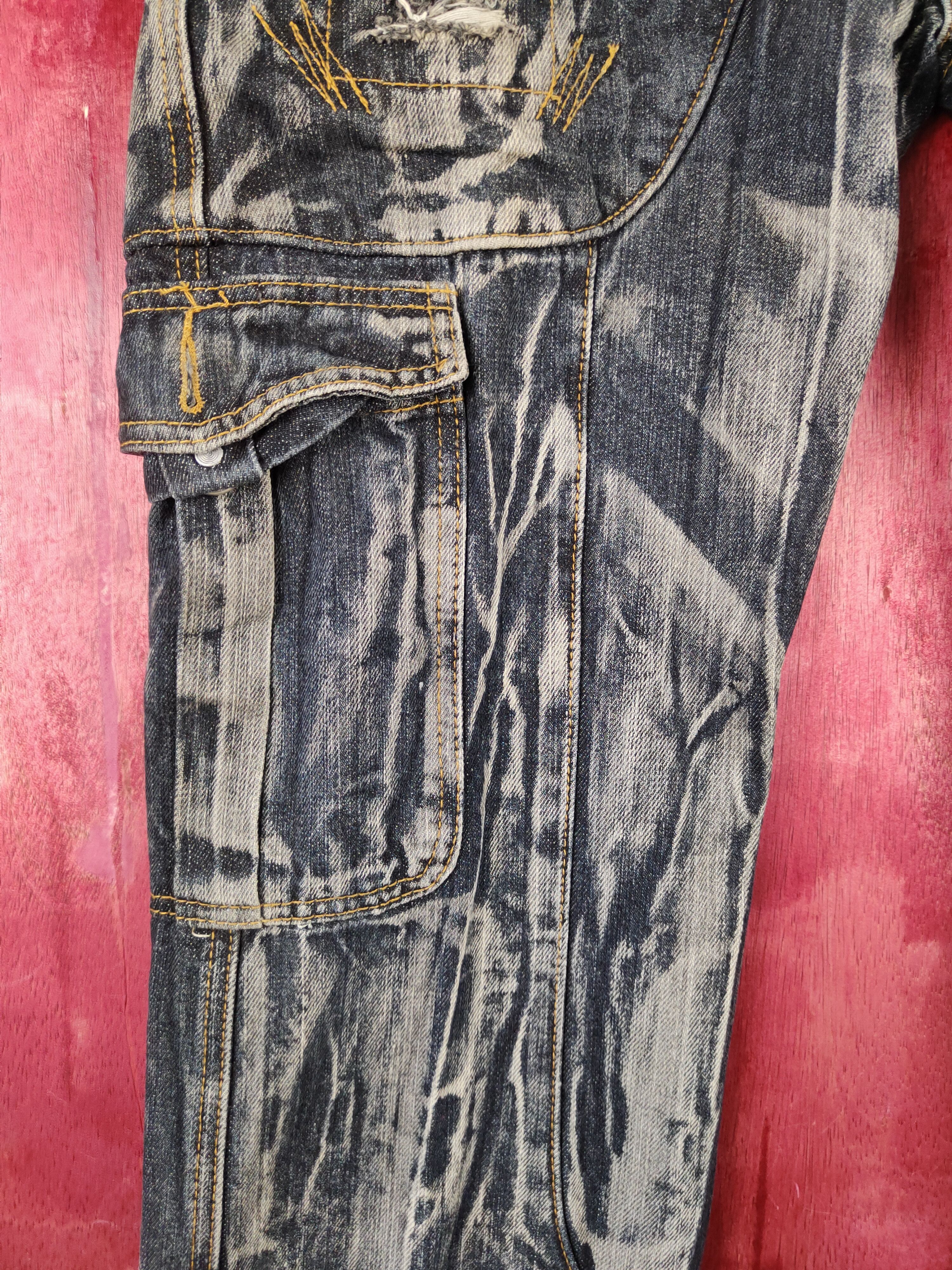 If Six Was Nine Ashton Black faded punk like lgb if6was9 Cargo pants #S660DL Size US 34 / EU 50 - 4 Thumbnail