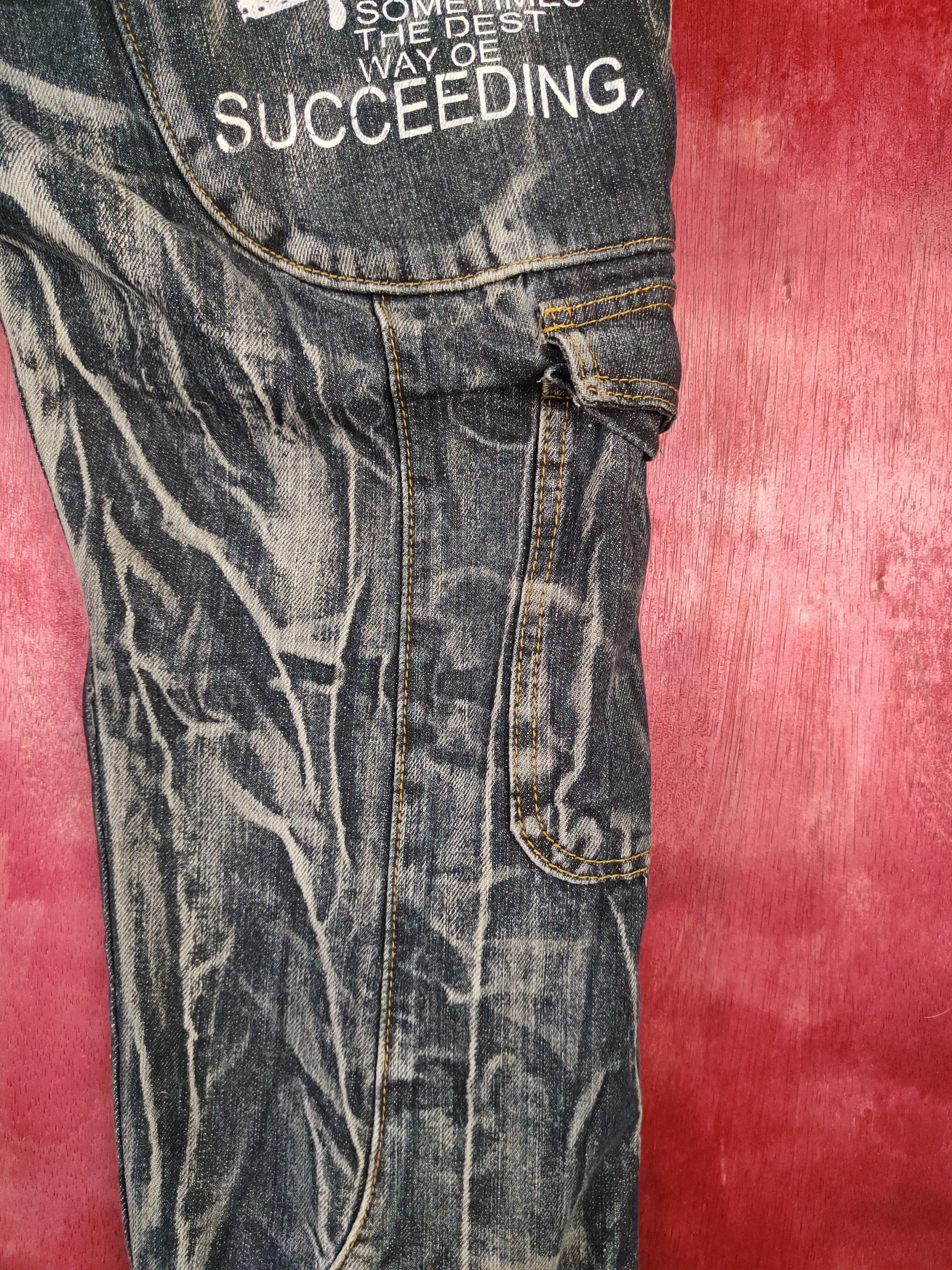 If Six Was Nine Ashton Black faded punk like lgb if6was9 Cargo pants #S660DL Size US 34 / EU 50 - 16 Thumbnail