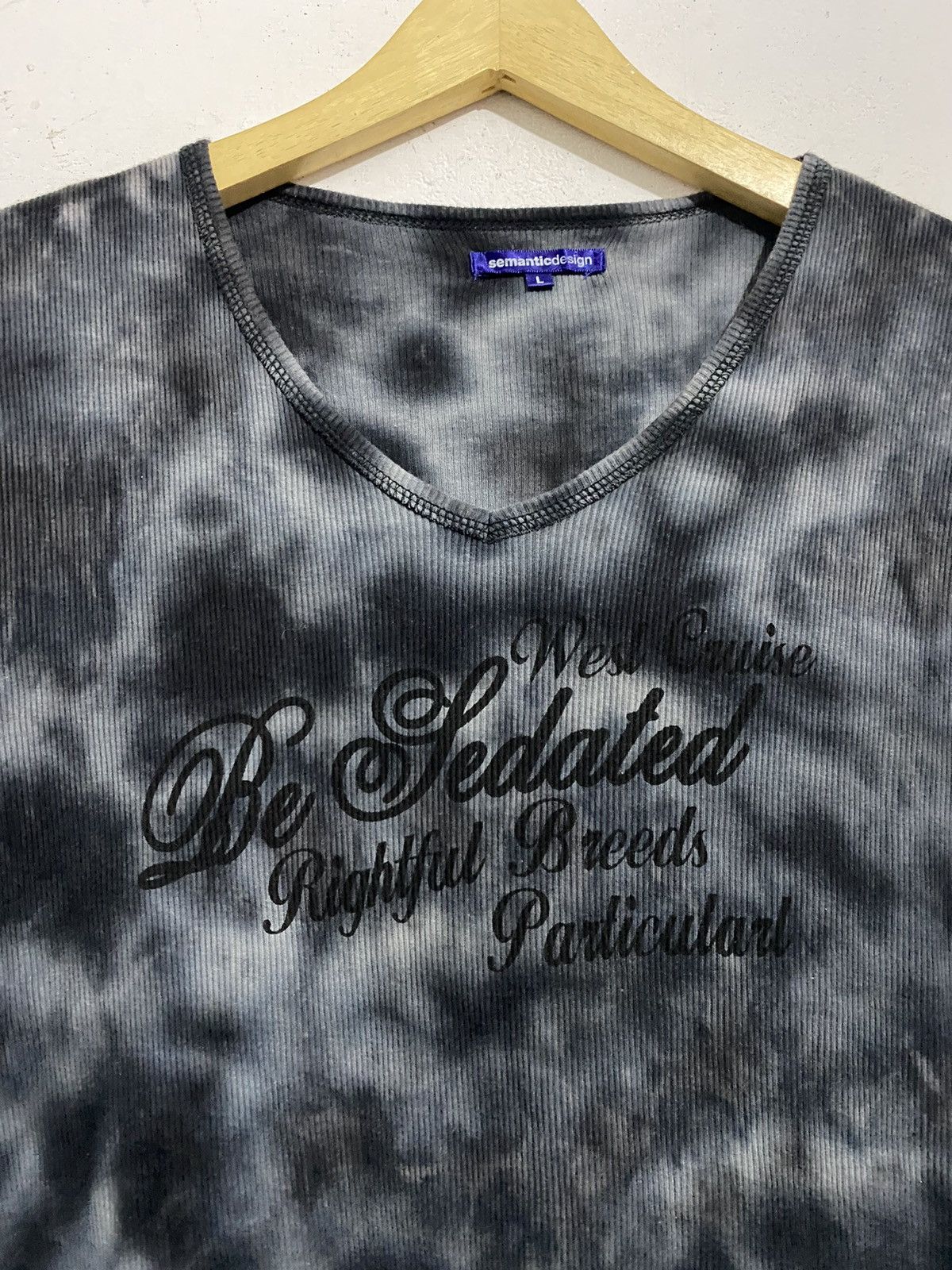 If Six Was Nine 💸BINDINGOFFER💸Semanticdesign Dyed Black Shirt AA0036 Size US L / EU 52-54 / 3 - 2 Thumbnail