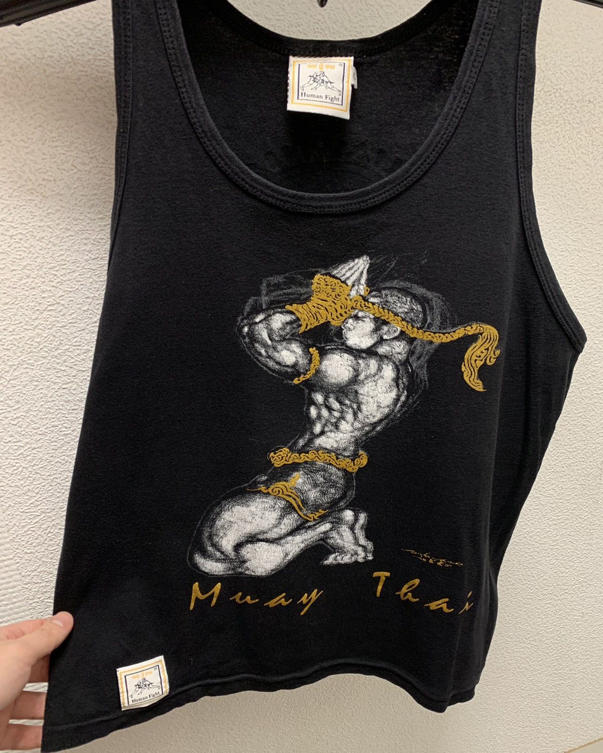 Other Muay Thai ultimatum fighting human fights sleeveless M-L sz Size US M / EU 48-50 / 2 - 2 Thumbnail
