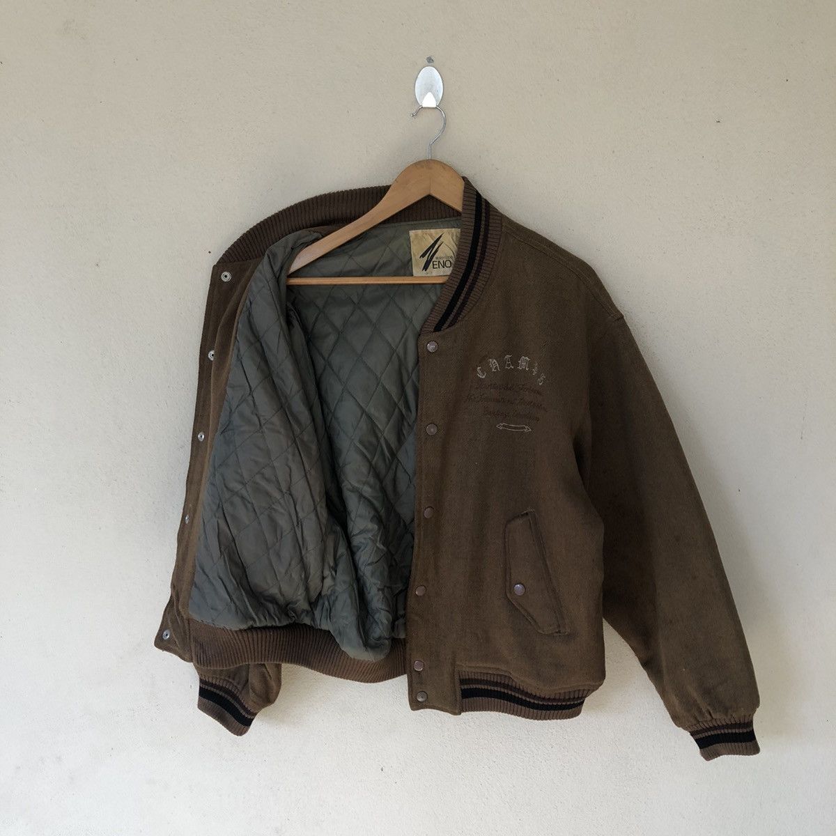 Japanese Brand VINTAGE VARSITY JACKET SHAMPS SPORTCLUB BIG LOGO Size US L / EU 52-54 / 3 - 6 Thumbnail