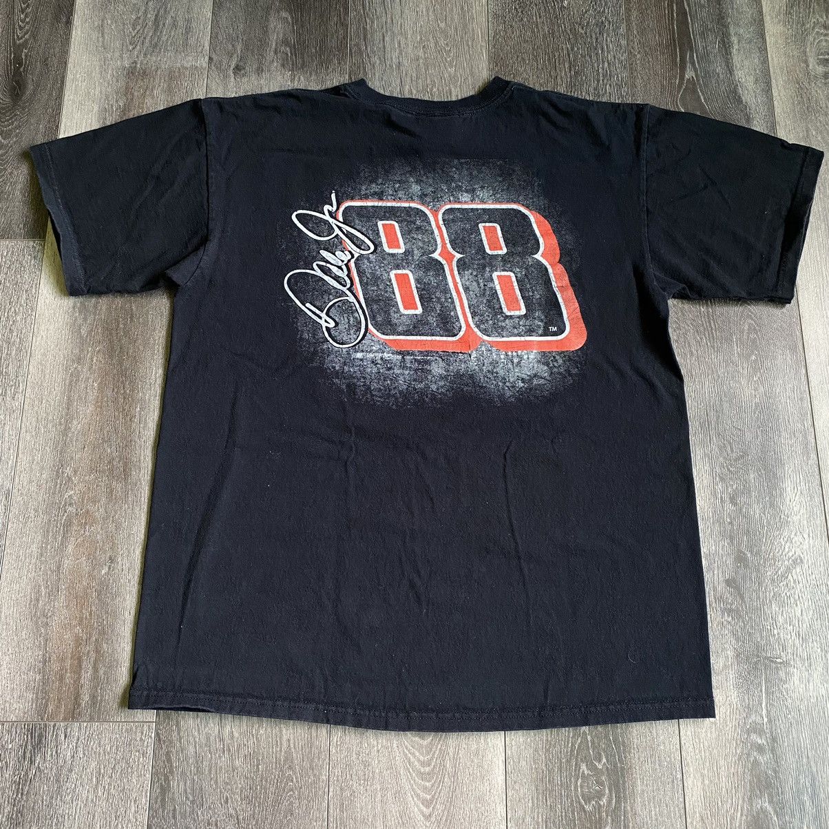 Chase Authentics Vintage Dale Earnhardt Jr Race Double Sided Graphic Logo Tee Size US L / EU 52-54 / 3 - 2 Thumbnail
