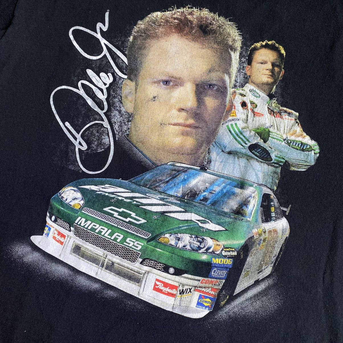 Chase Authentics Vintage Dale Earnhardt Jr Race Double Sided Graphic Logo Tee Size US L / EU 52-54 / 3 - 6 Thumbnail