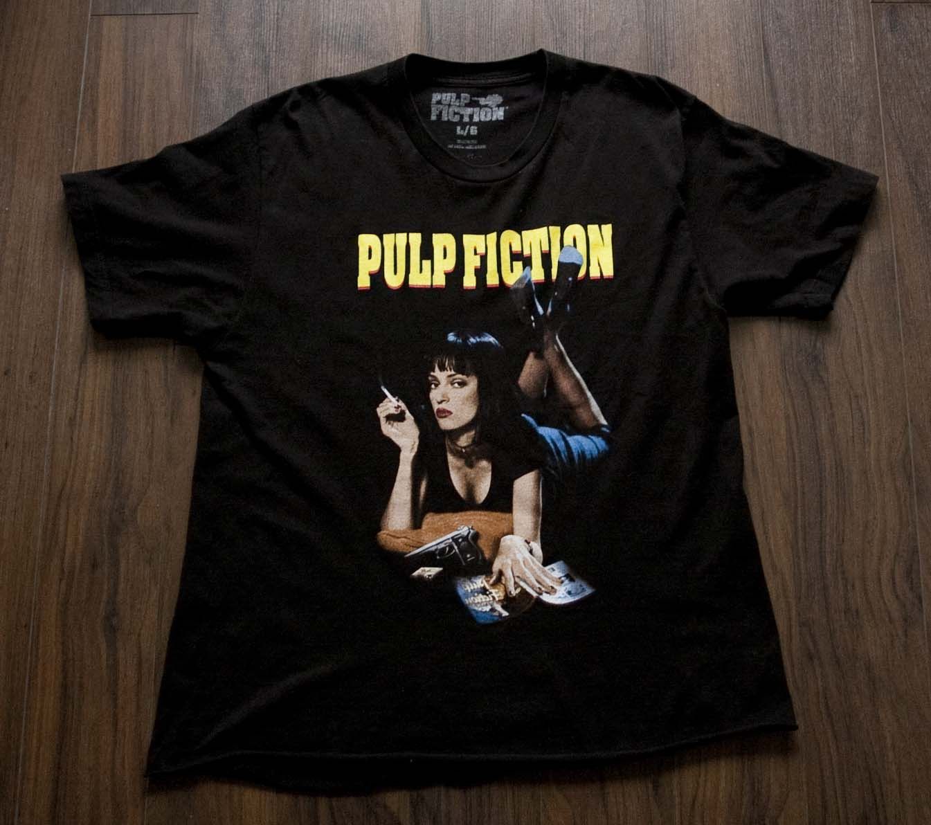 Other * Pulp Fiction T Shirt Uma Thurman Tarantino Size M/L Size US L / EU 52-54 / 3 - 1 Thumbnail