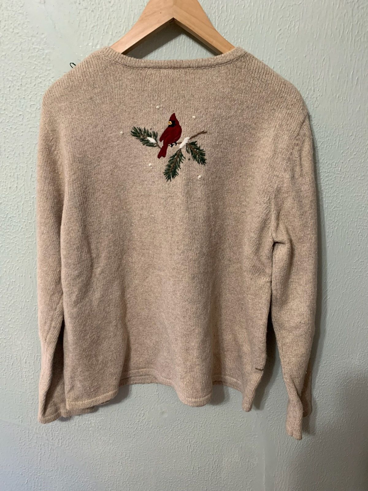 Vintage Vintage Song Birds Knit Cardigan Size US M / EU 48-50 / 2 - 3 Thumbnail