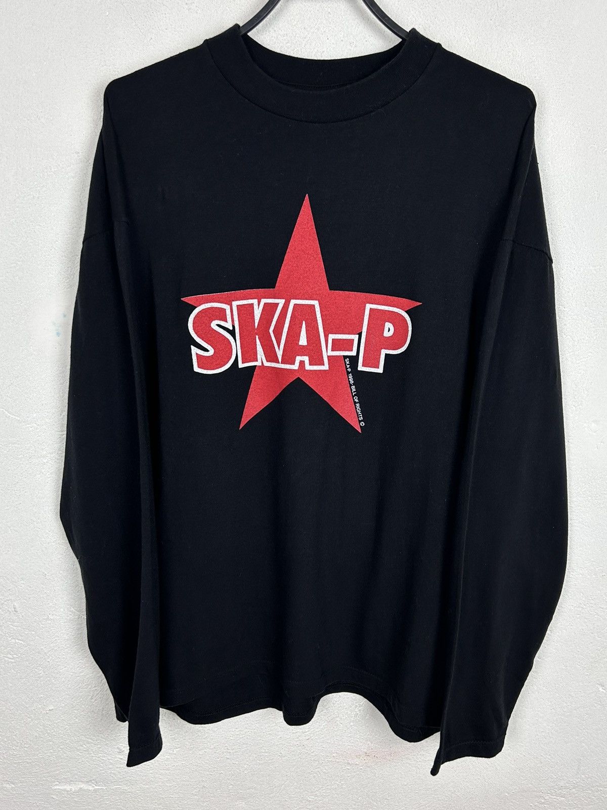 Band Tees 90s Vintage 1998 Ska-P Sanchez Big Logo Rare Long Sleeve Size US XL / EU 56 / 4 - 2 Thumbnail