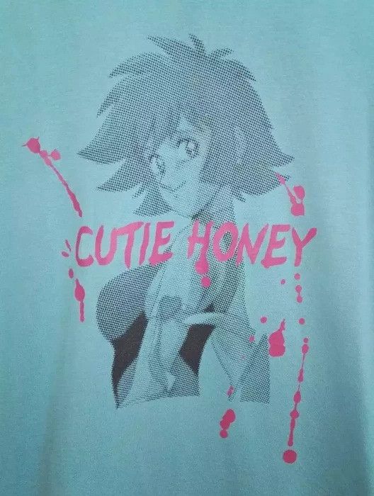 Anime Vtg🔥 Cutie Honey Anime Manga Tshirt Go Nagai(code 8) Size US L / EU 52-54 / 3 - 3 Thumbnail
