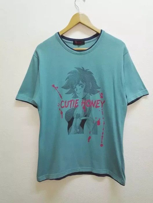 Anime Vtg🔥 Cutie Honey Anime Manga Tshirt Go Nagai(code 8) Size US L / EU 52-54 / 3 - 1 Thumbnail