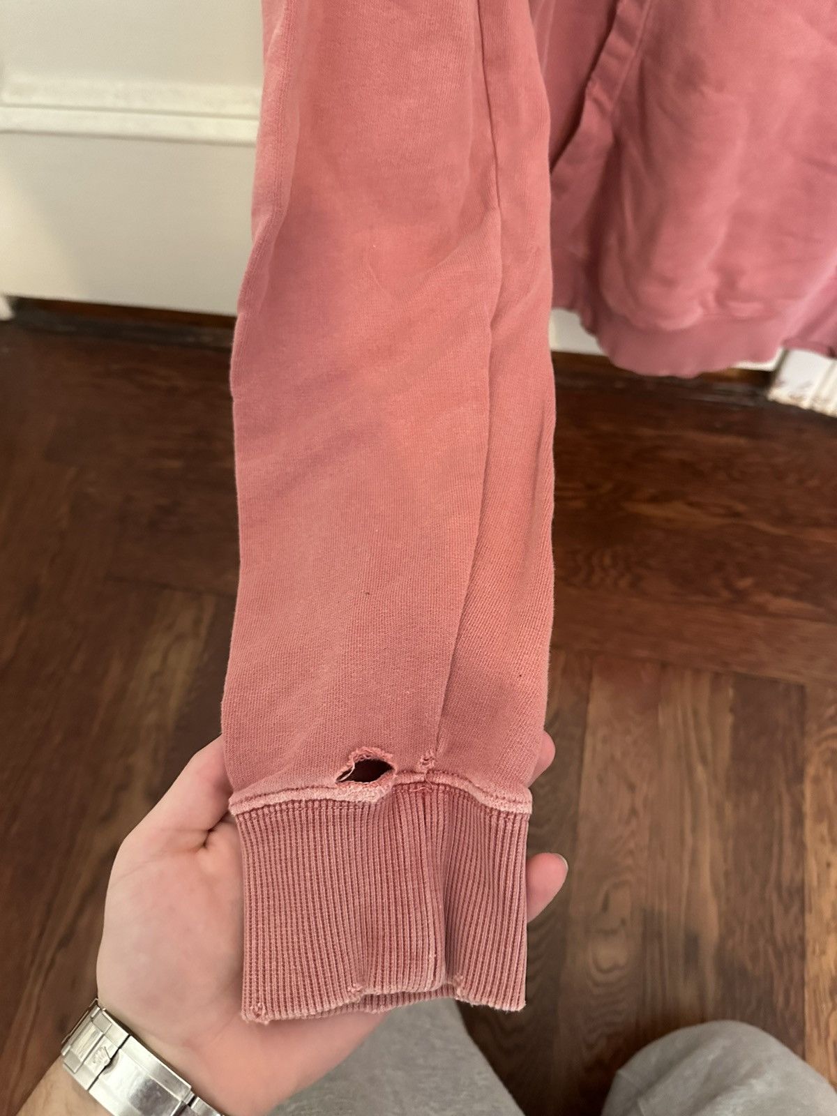 Saint Laurent Paris Dark Pink Saint Laurent Hoodie Size US S / EU 44-46 / 1 - 2 Thumbnail