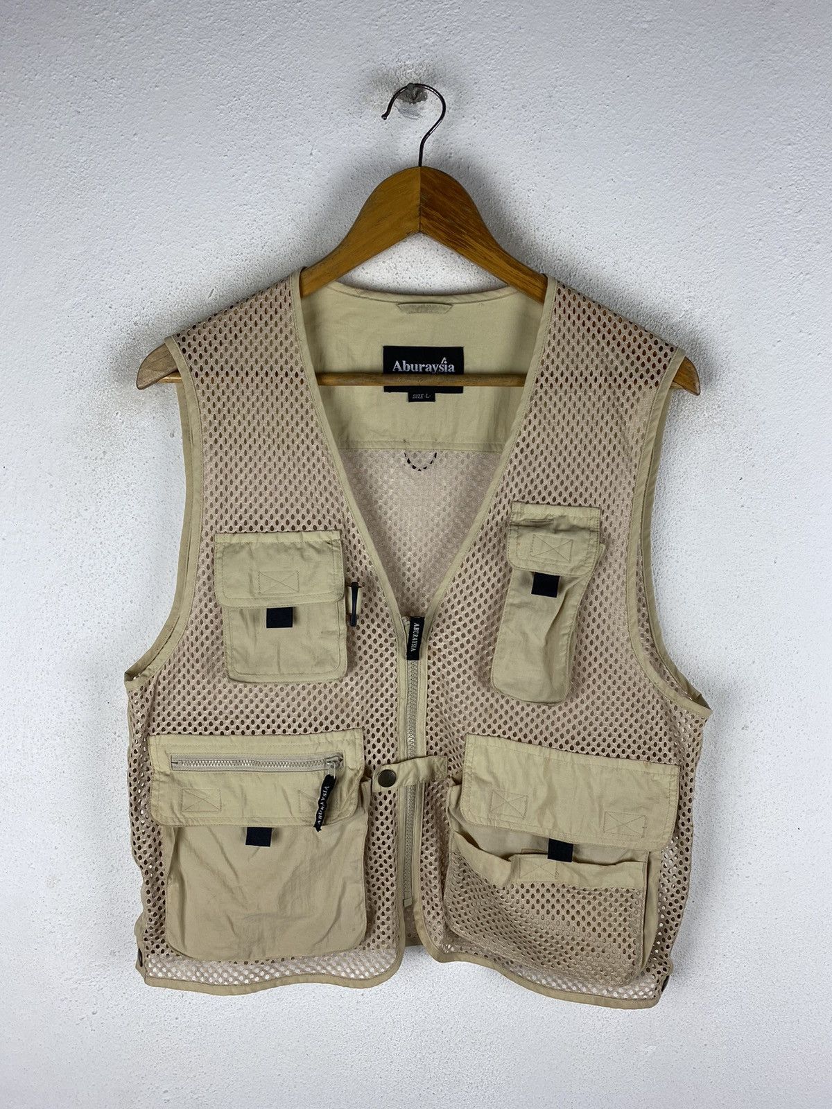 Japanese Brand ABURAYSIA UTILITY FISHING VEST Size US L / EU 52-54 / 3 - 1 Thumbnail