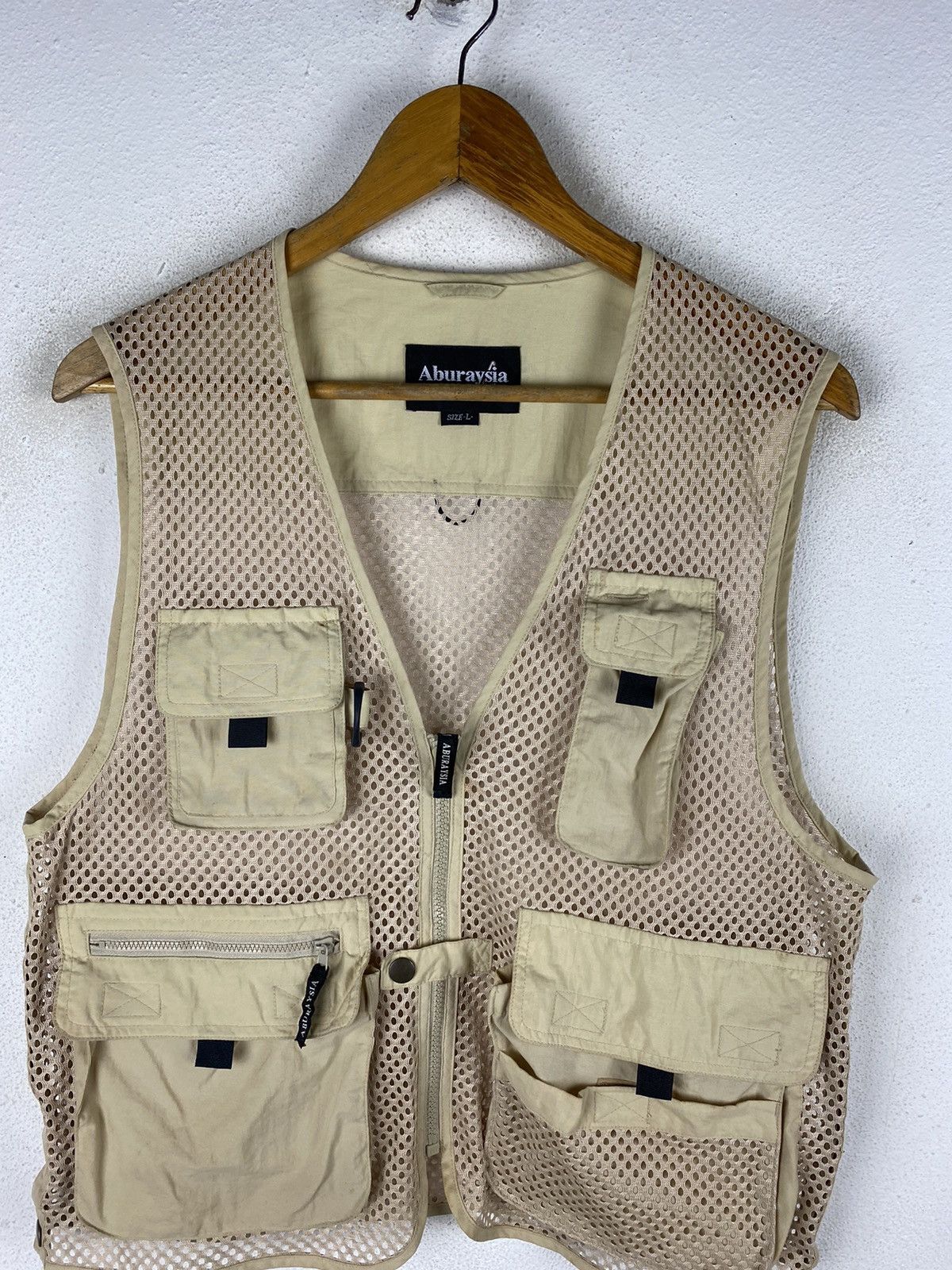 Japanese Brand ABURAYSIA UTILITY FISHING VEST Size US L / EU 52-54 / 3 - 4 Thumbnail