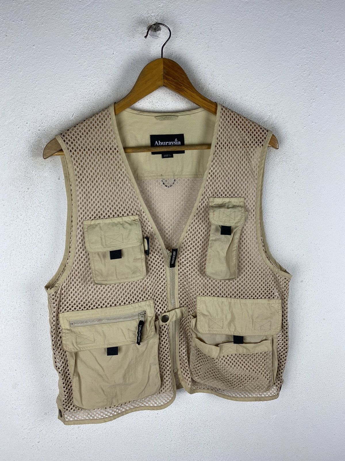 Japanese Brand ABURAYSIA UTILITY FISHING VEST Size US L / EU 52-54 / 3 - 2 Thumbnail