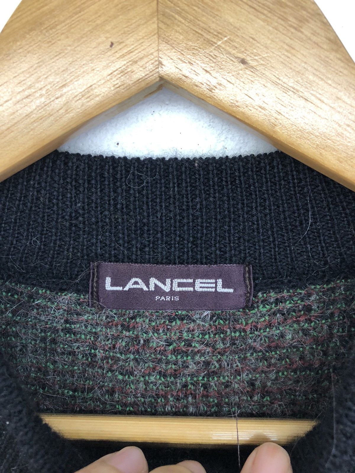 Lancel 💥RARE💥Vintage Lancel Paris Wool Hair Knitwear Size US M / EU 48-50 / 2 - 12 Thumbnail