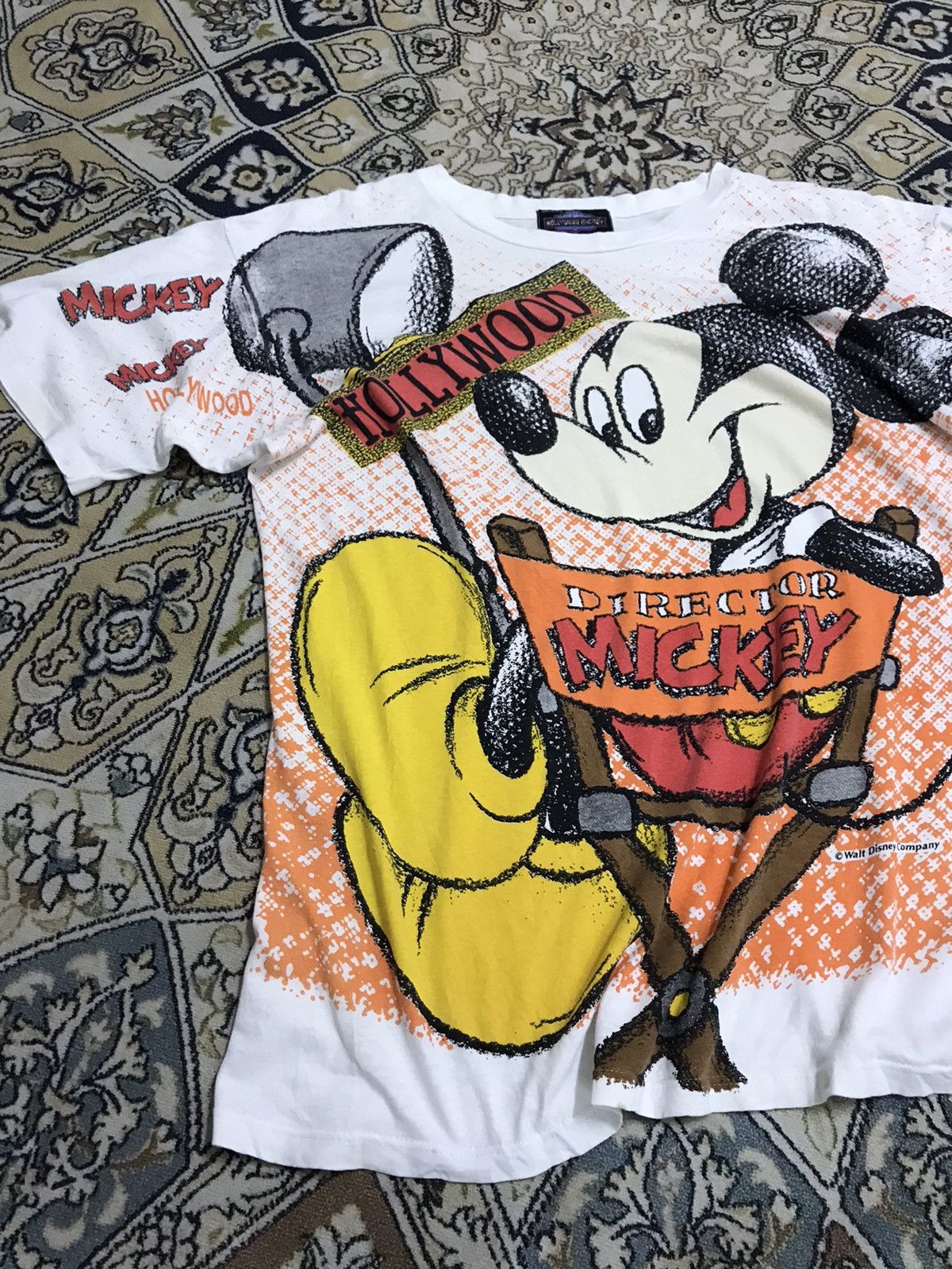 Vintage Vintage 90s Hollywood Director Mickey Graphic T-Shirt Size US XL / EU 56 / 4 - 4 Thumbnail