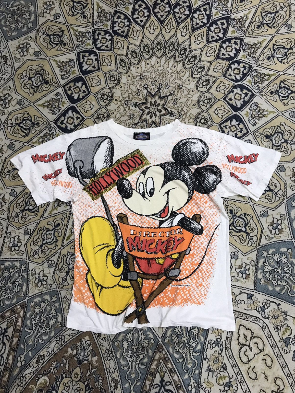 Vintage Vintage 90s Hollywood Director Mickey Graphic T-Shirt Size US XL / EU 56 / 4 - 2 Thumbnail
