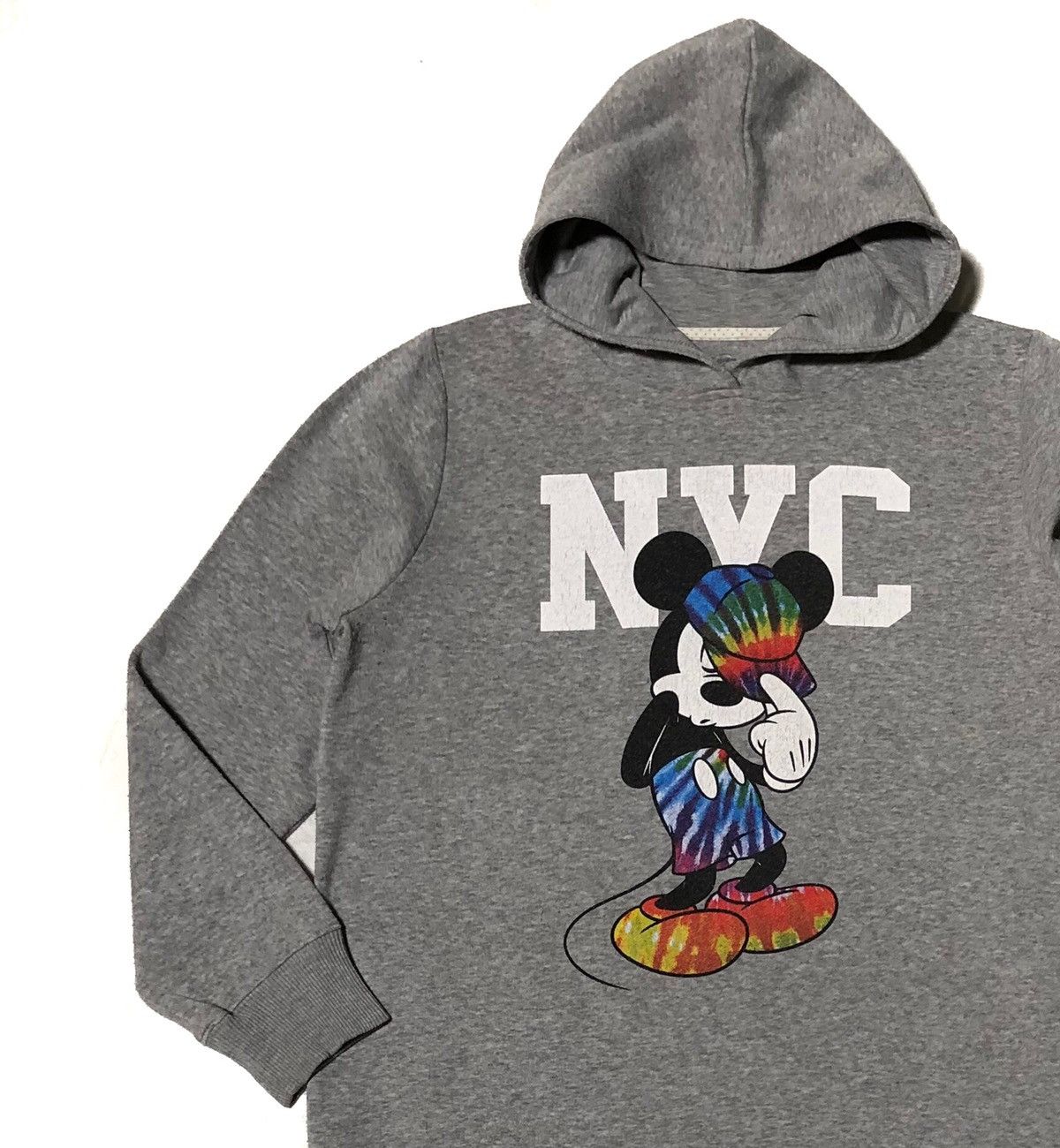 Disney Mickey NYC Hooded Sweatshirt Heather Grey Size US L / EU 52-54 / 3 - 2 Thumbnail