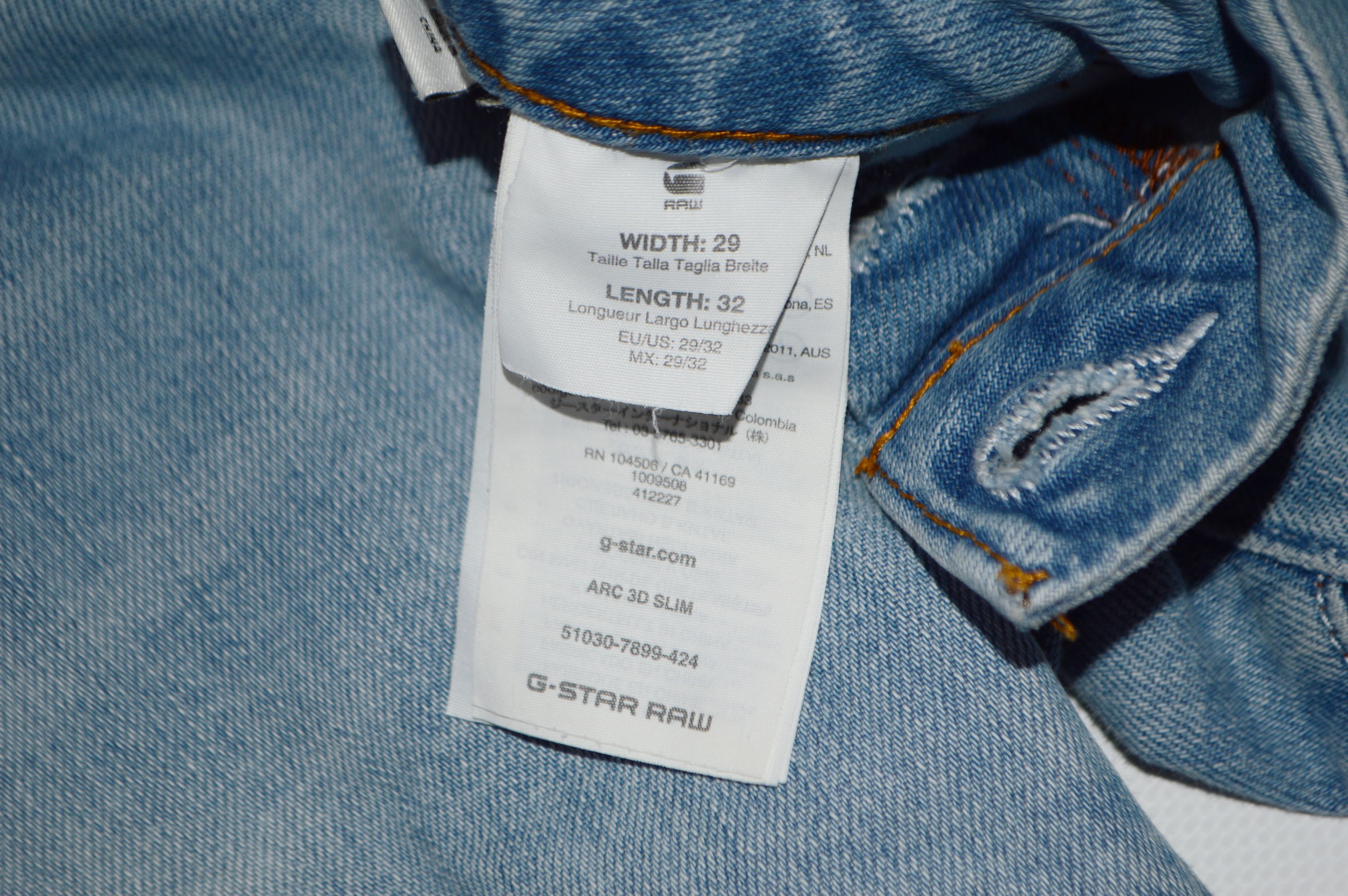 G-Star G-Star RAW ARC 3D Slim Jeans Size US 32 / EU 48 - 7 Thumbnail
