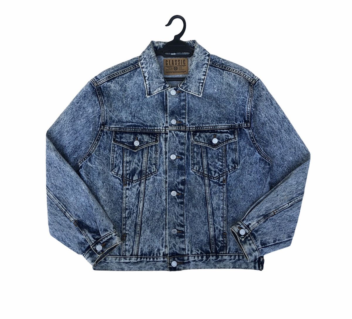 Vintage Vintage 90s Classic Hotcrew Denim Trucker Jacket Size US M / EU 48-50 / 2 - 8 Thumbnail