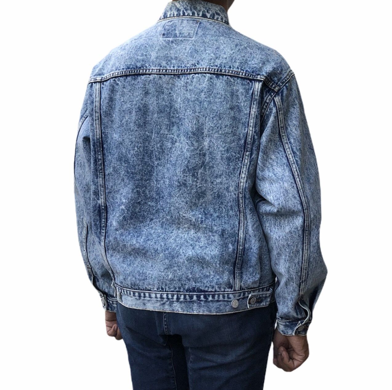 Vintage Vintage 90s Classic Hotcrew Denim Trucker Jacket Size US M / EU 48-50 / 2 - 4 Thumbnail