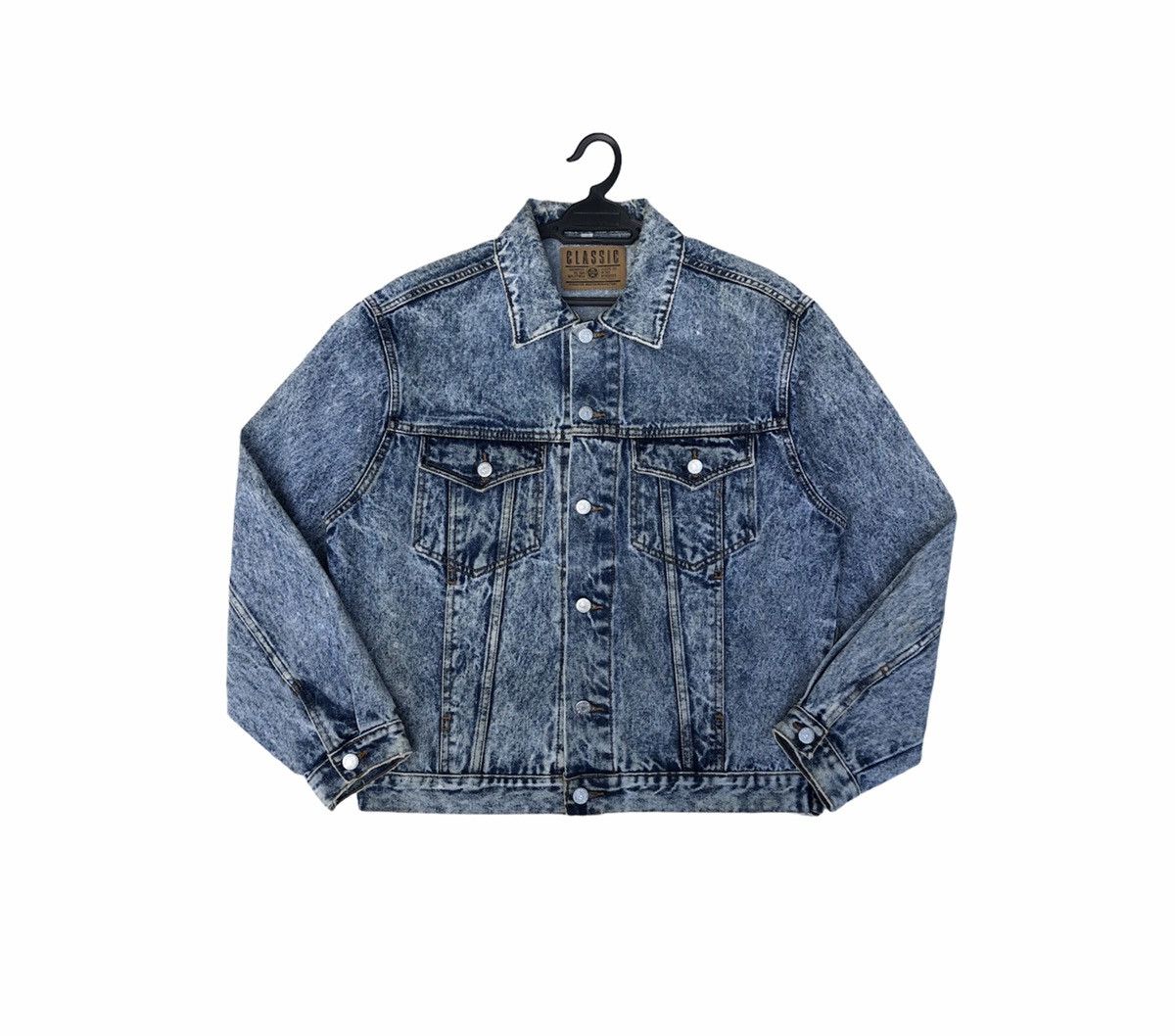 Vintage Vintage 90s Classic Hotcrew Denim Trucker Jacket Size US M / EU 48-50 / 2 - 10 Thumbnail