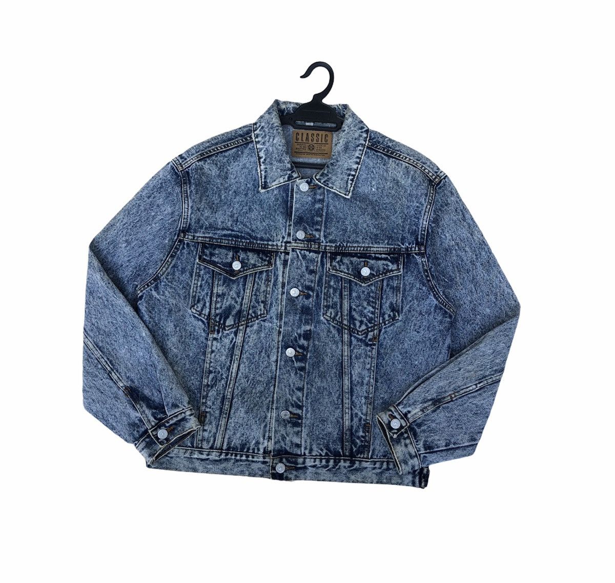 Vintage Vintage 90s Classic Hotcrew Denim Trucker Jacket Size US M / EU 48-50 / 2 - 9 Thumbnail