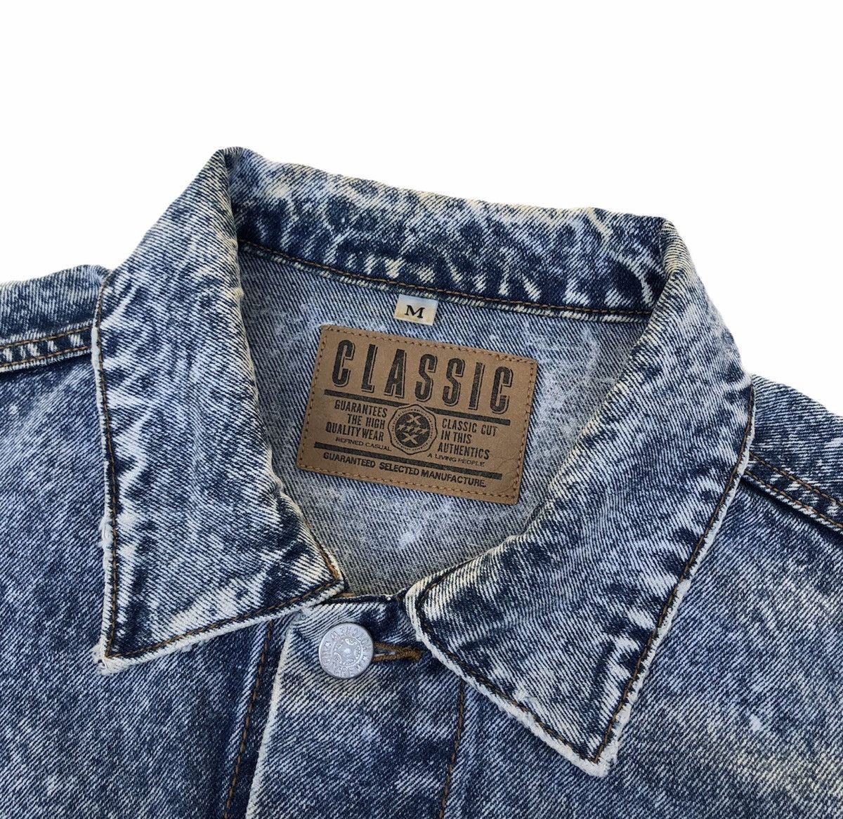 Vintage Vintage 90s Classic Hotcrew Denim Trucker Jacket Size US M / EU 48-50 / 2 - 15 Thumbnail