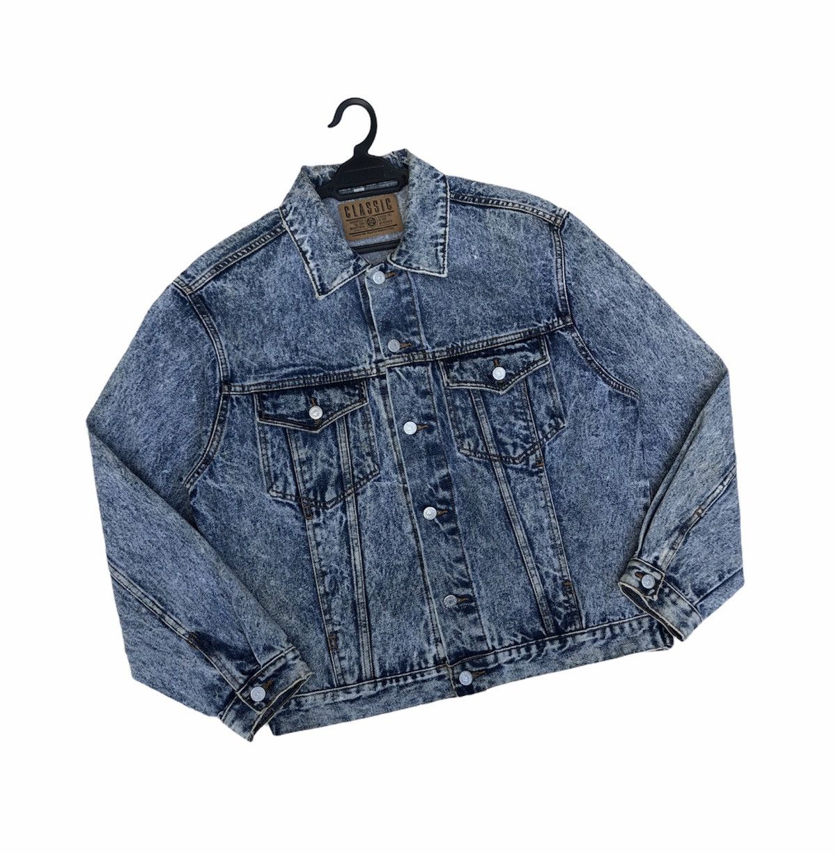 Vintage Vintage 90s Classic Hotcrew Denim Trucker Jacket Size US M / EU 48-50 / 2 - 11 Thumbnail