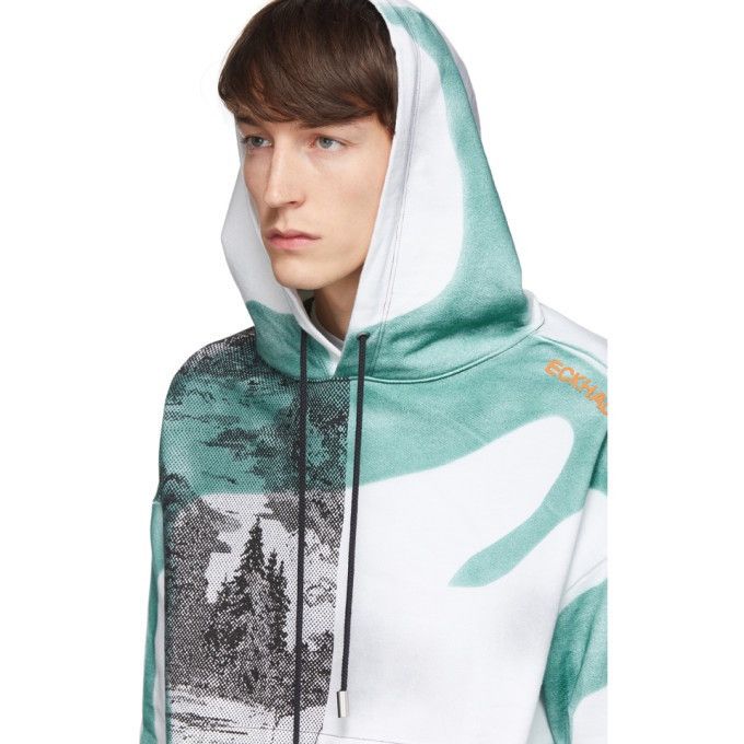 Eckhaus Latta Eckhaus Latta White and Green Warped Yosemite