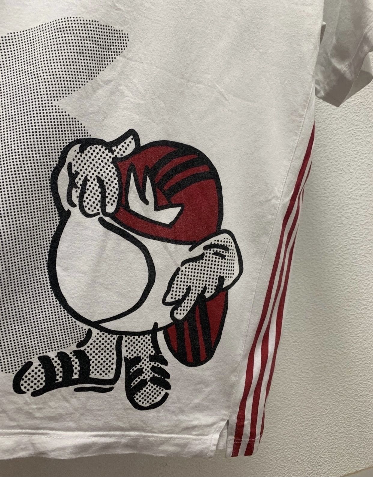 Vintage Adidas originals vintage 1990 90th white t-shirt big logo L Size US L / EU 52-54 / 3 - 2 Thumbnail
