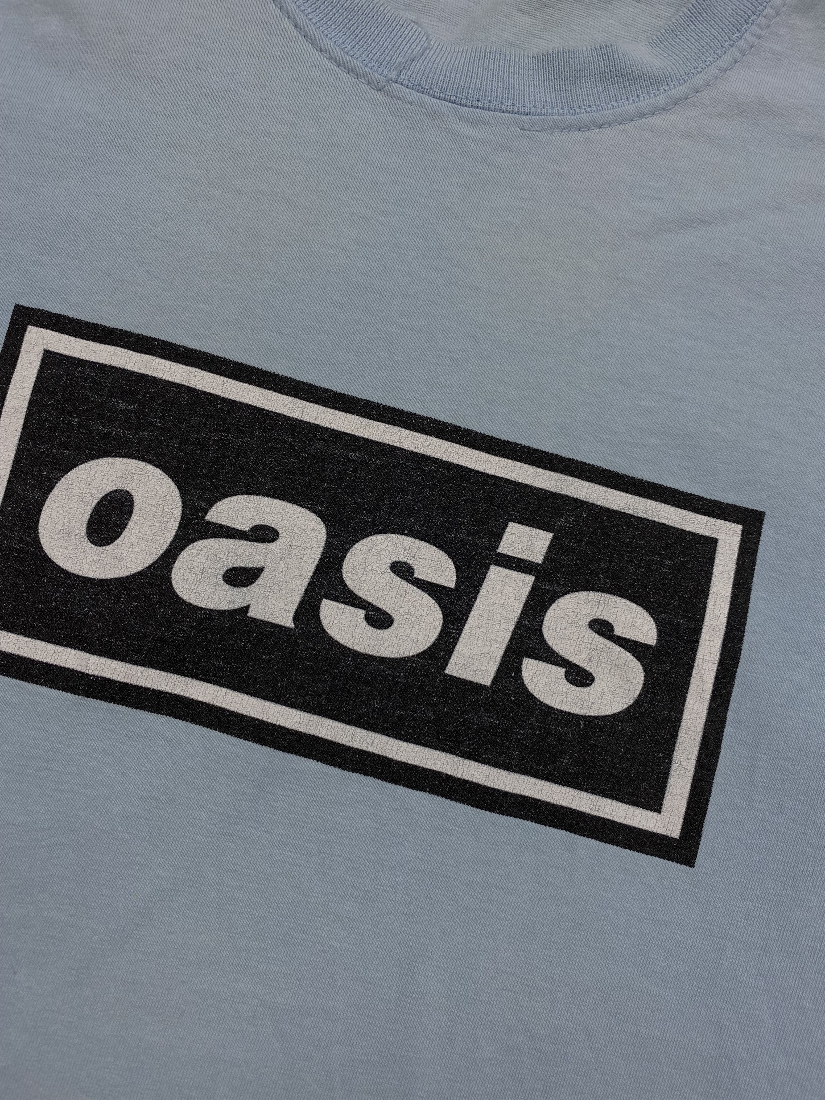 Band Tees × Vintage Oasis Vintage Mens T-Shirt Tee Size US L / EU 52-54 / 3 - 3 Thumbnail