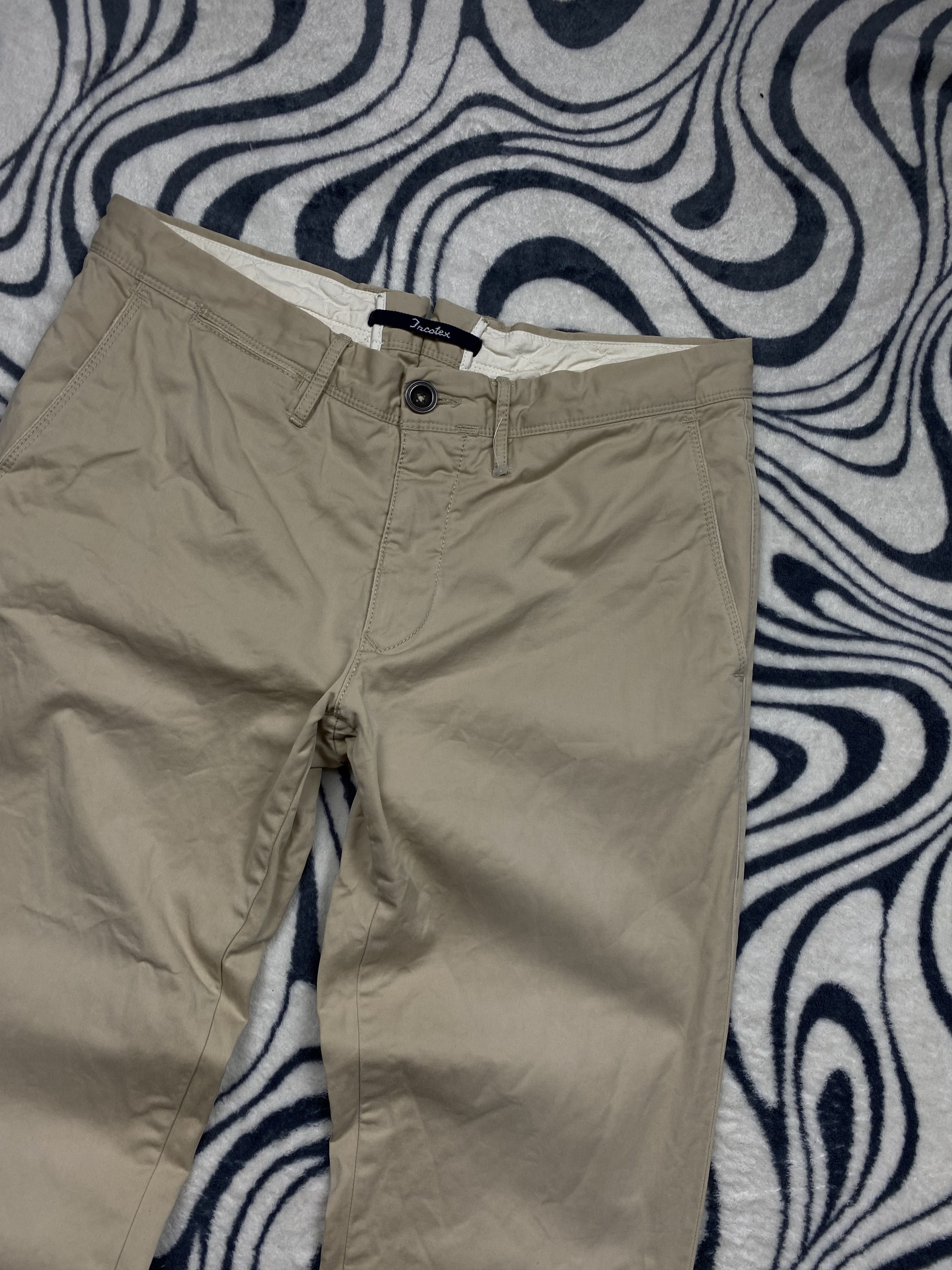 Incotex Incotex Vintage Mens Chino Pants Y2K Size US 33 - 2 Thumbnail