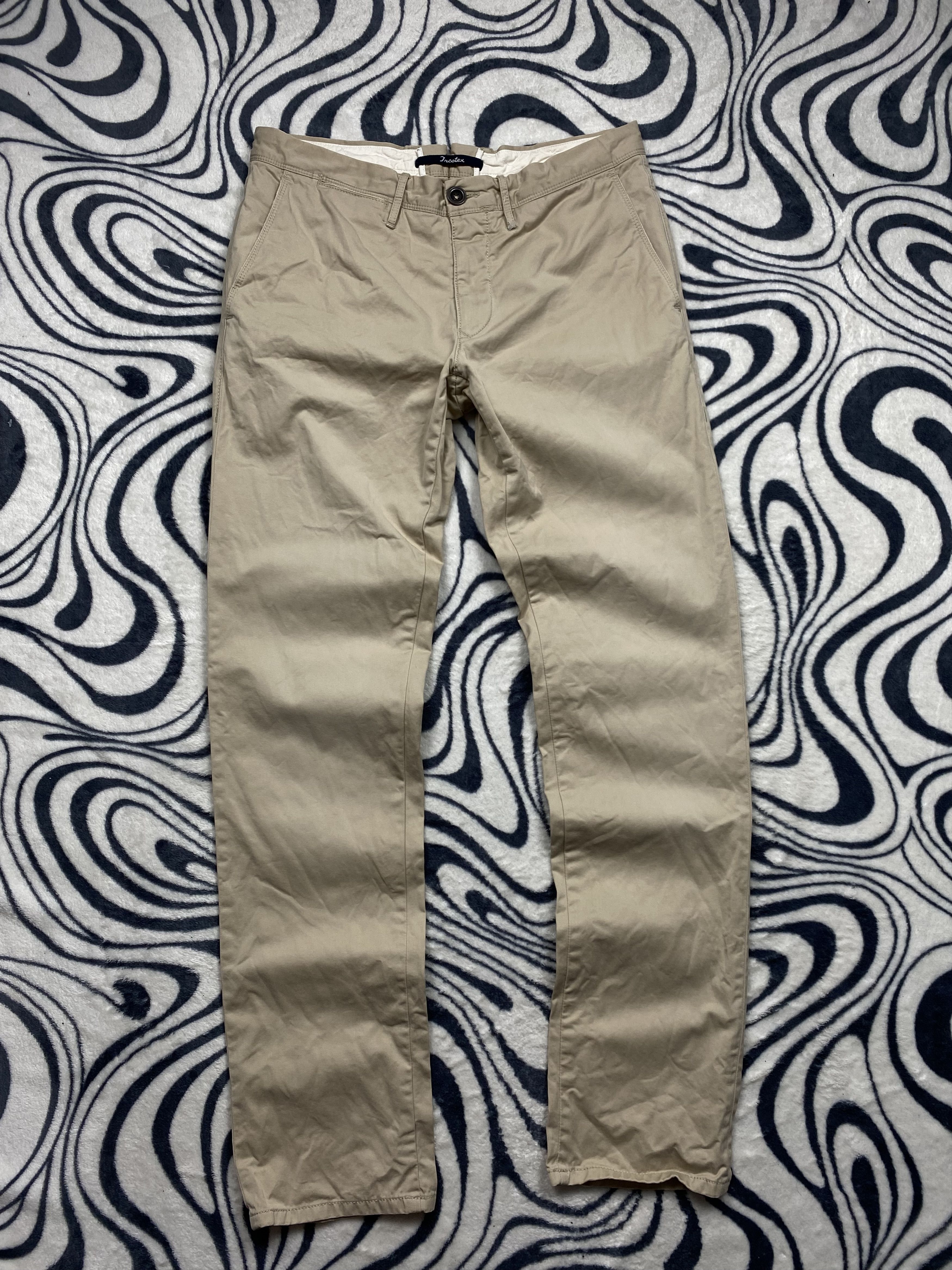 Incotex Incotex Vintage Mens Chino Pants Y2K Size US 33 - 1 Thumbnail